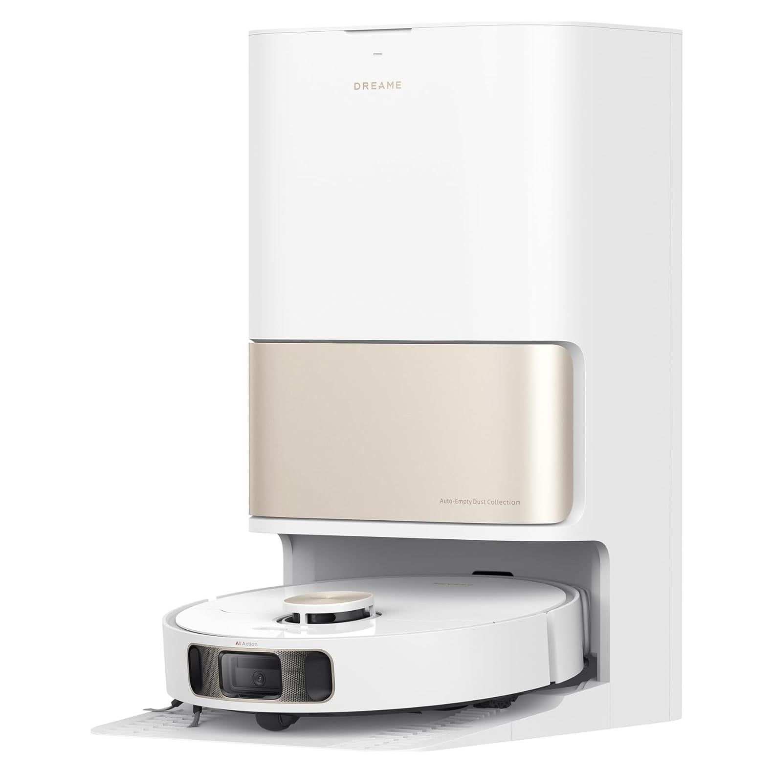 Aspiradora Robot DREAME L10s Pro con Mopa, 7000Pa, Blanco