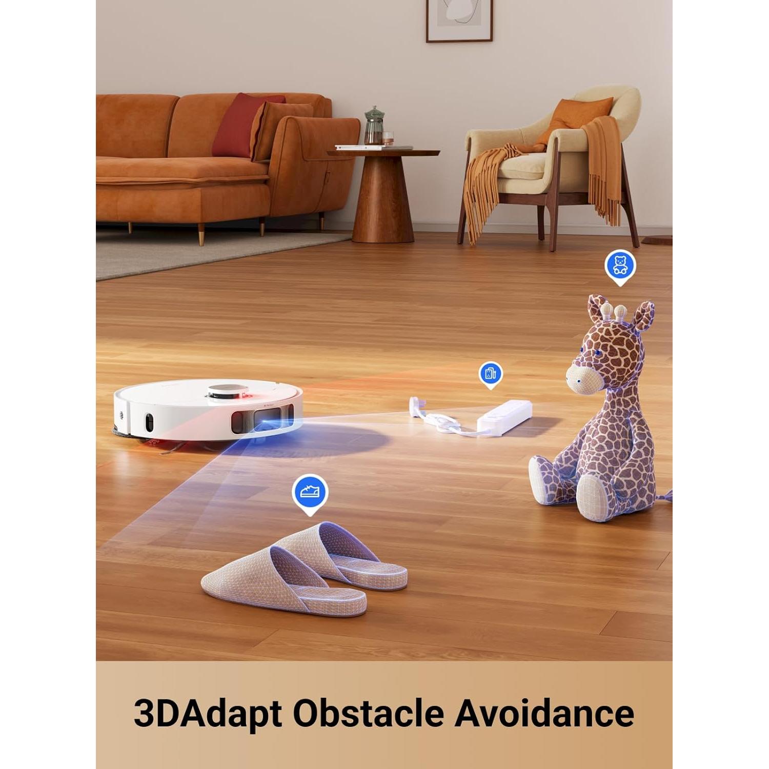 Aspiradora Robot DREAME L10s Pro con Mopa, 7000Pa, Blanco