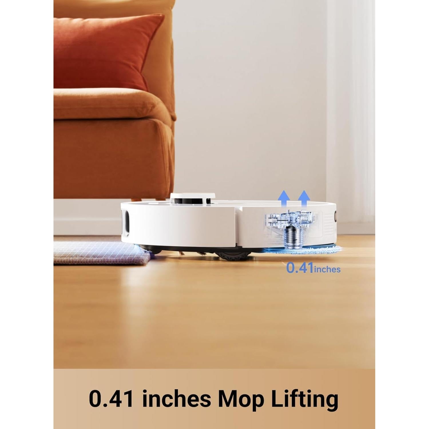 Aspiradora Robot DREAME L10s Pro con Mopa, 7000Pa, Blanco