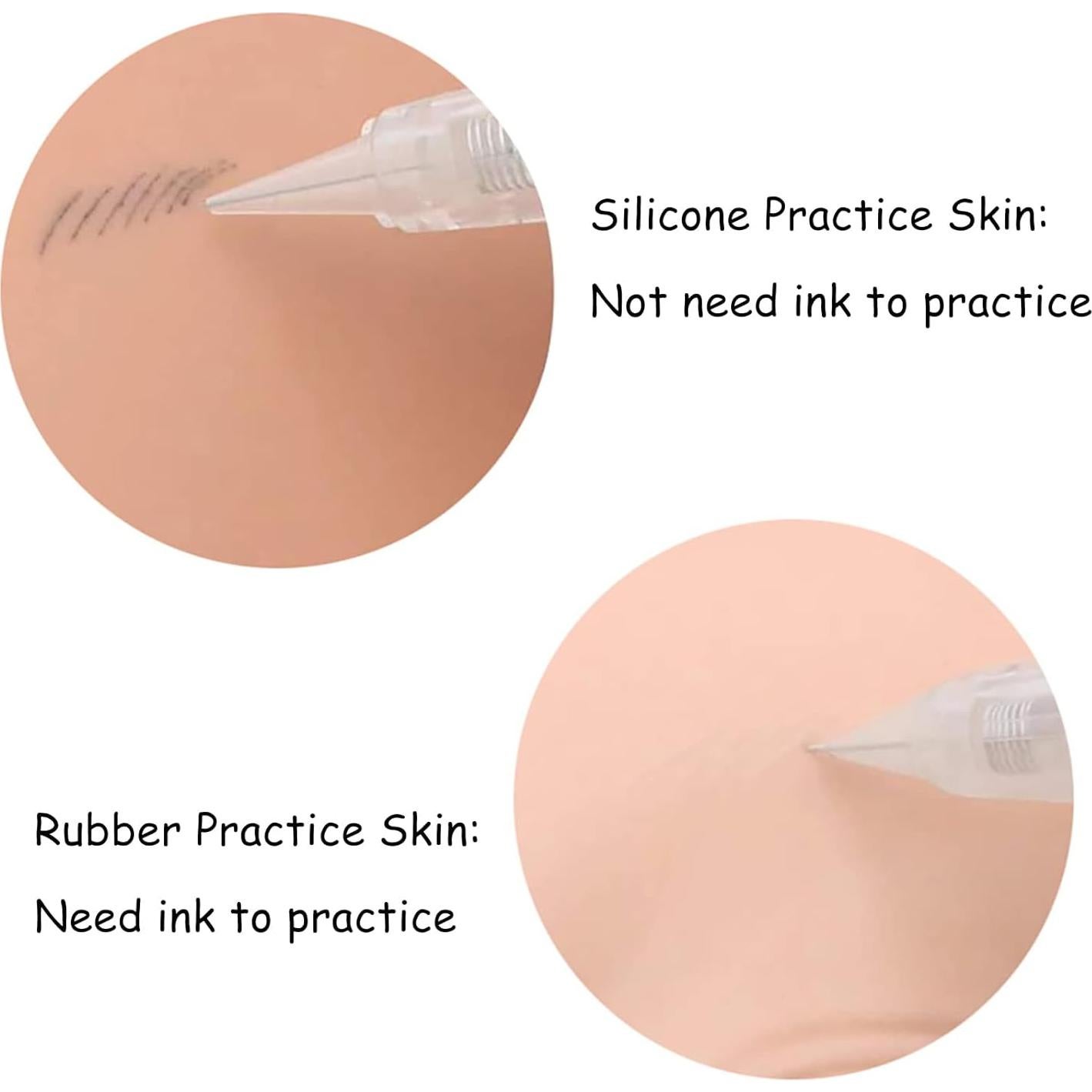 Piel de Práctica de Tatuaje Rayyl 5 Piezas 18.8x14.2 cm