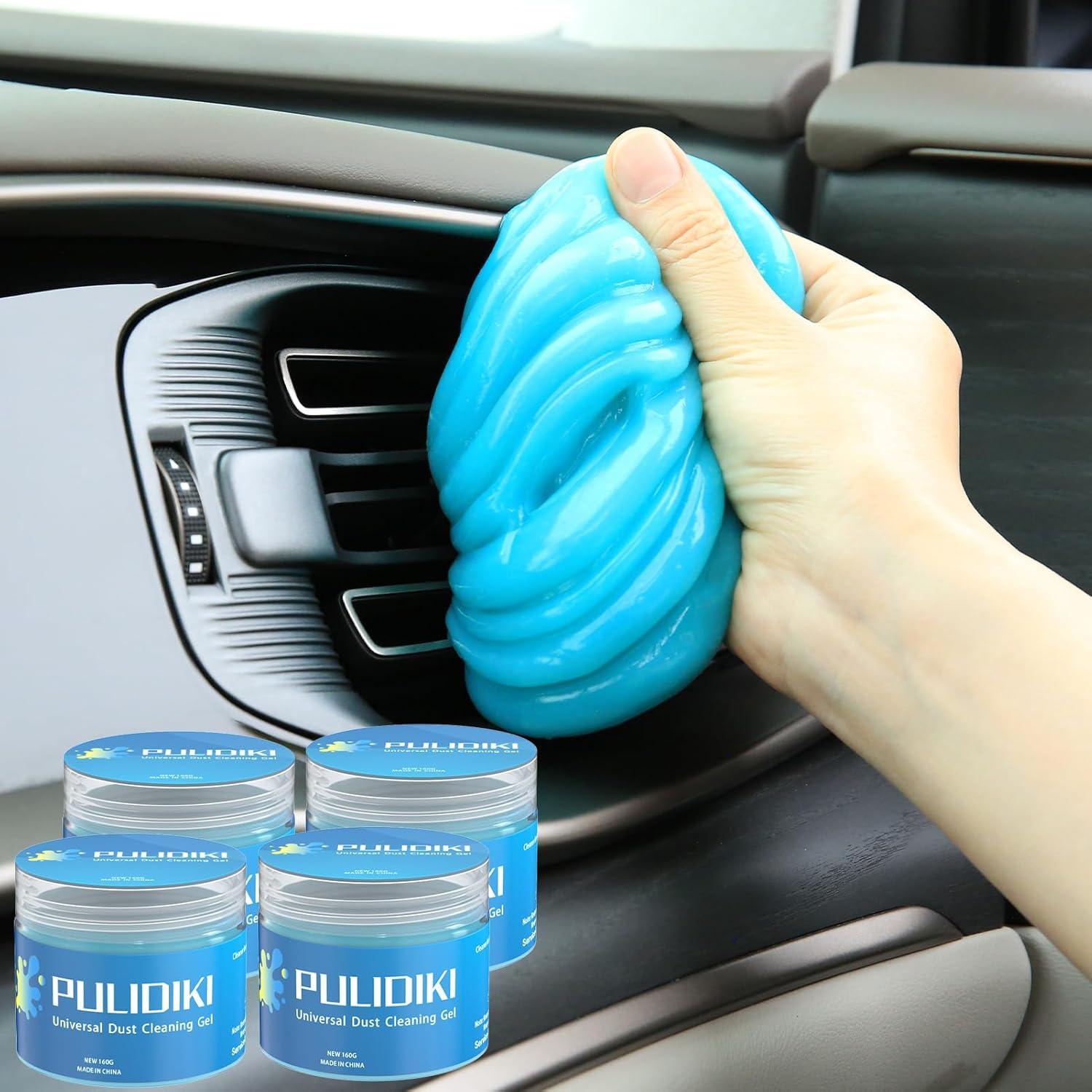 Gel de Limpieza para Autos PULIDIKI Azul 4Pack - Reutilizable