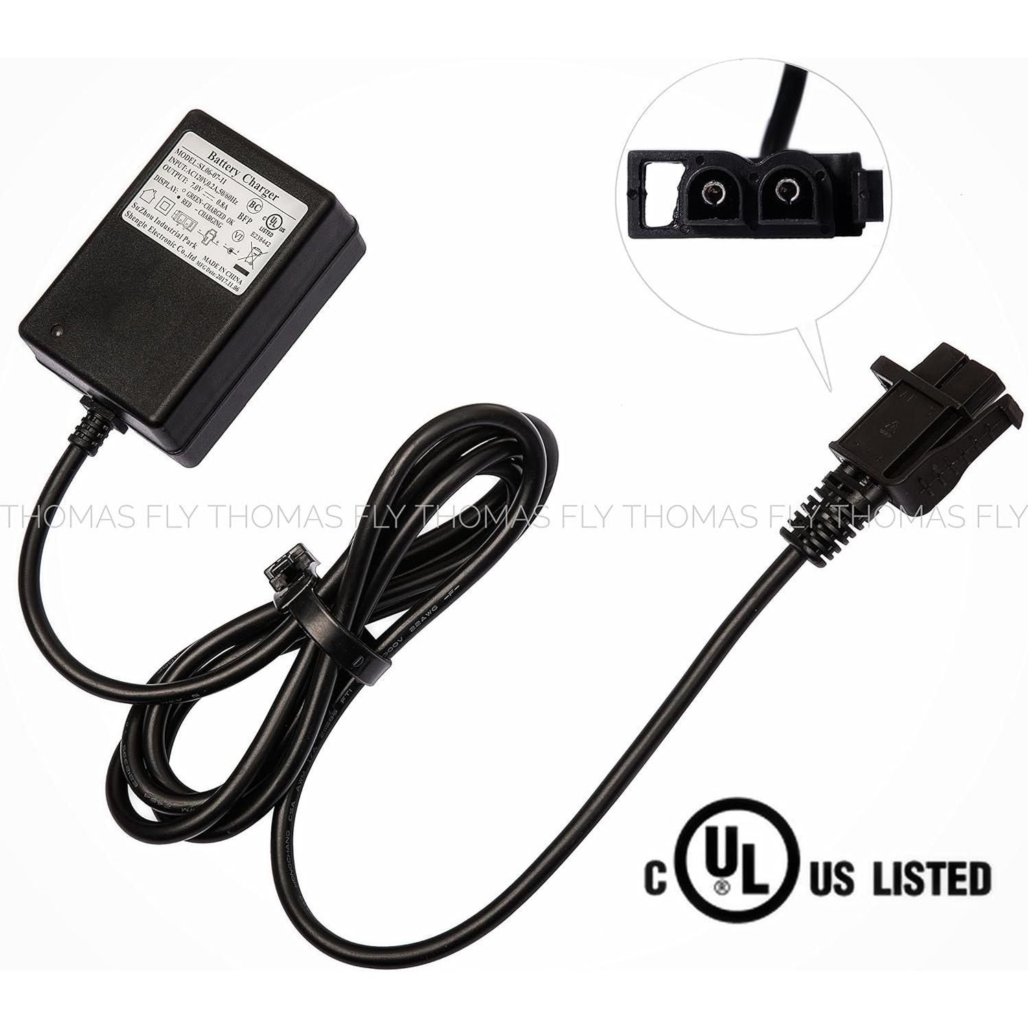 Cargador de Batería 6V para Carro de Paseo Niños SHENGLE