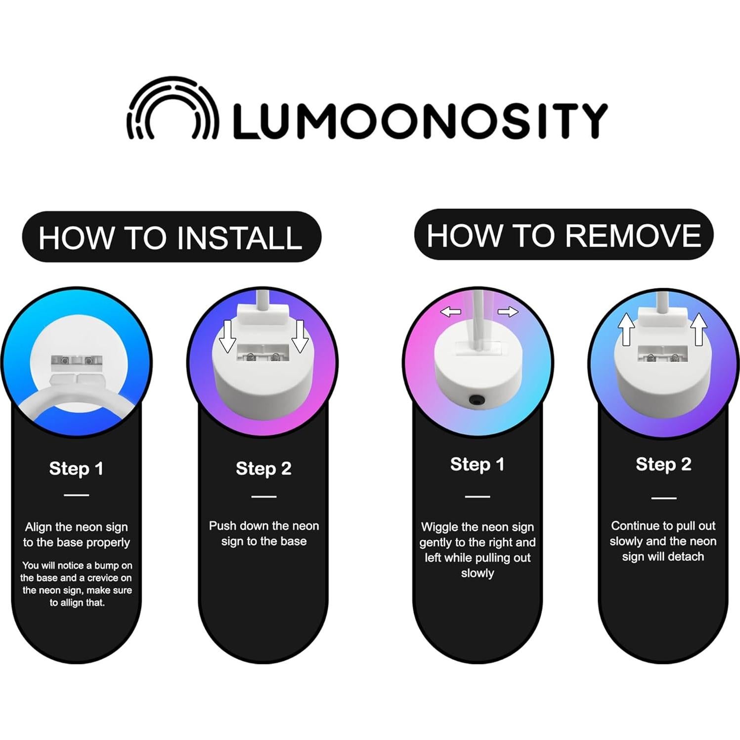 Luz de Neón Palma Lumoonosity - Decoración LED Verde y Amarillo