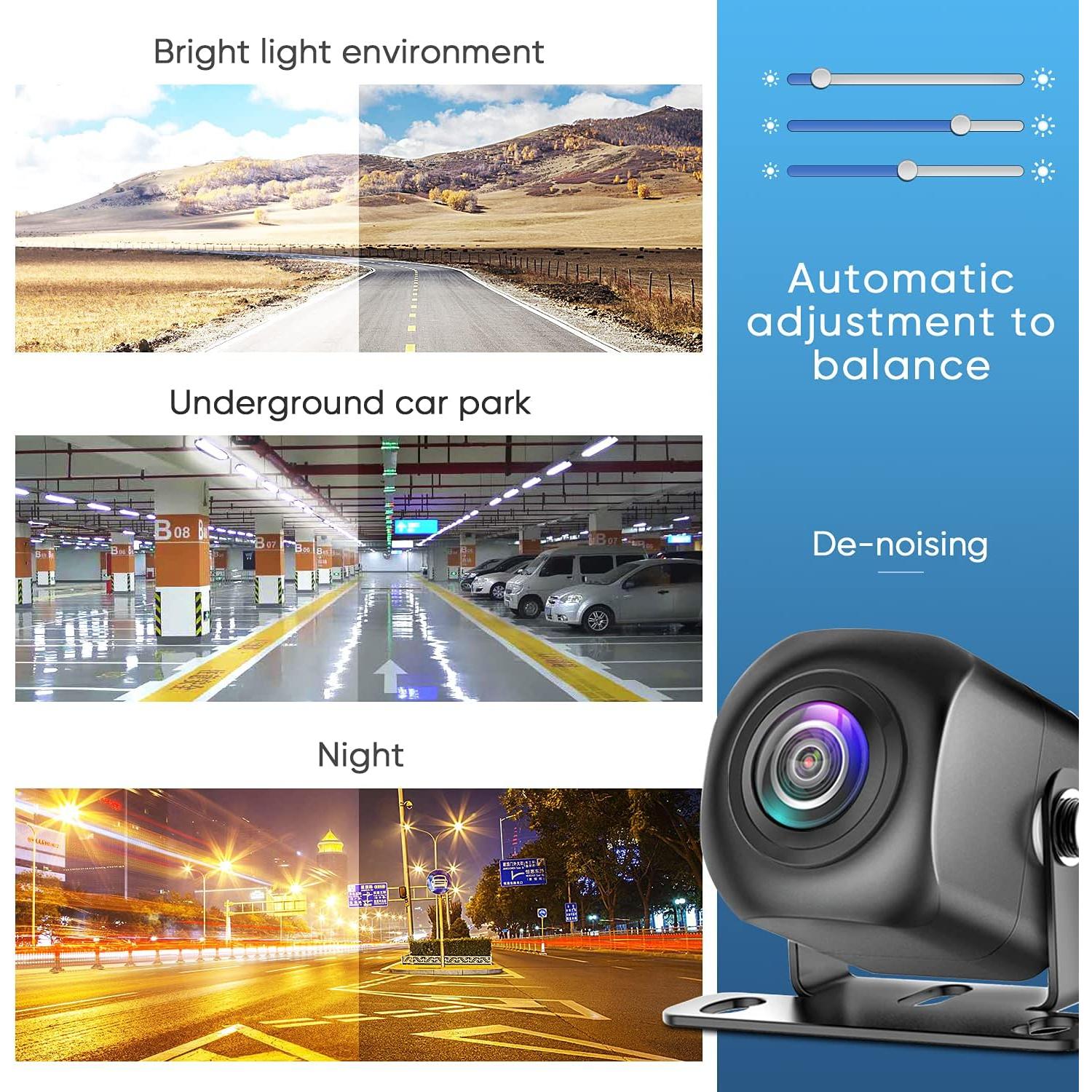 Cámara de Respaldo PixelMan PMD2A-S AHD 1080P Gran Angular
