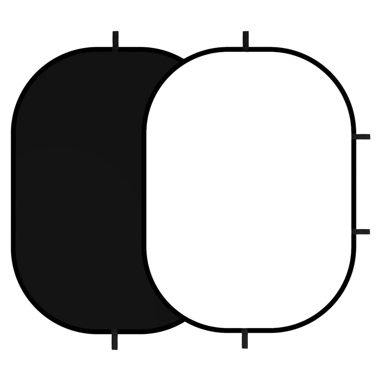 Fondo Plegable Selens Negro Blanco 150x100cm con Bolsa