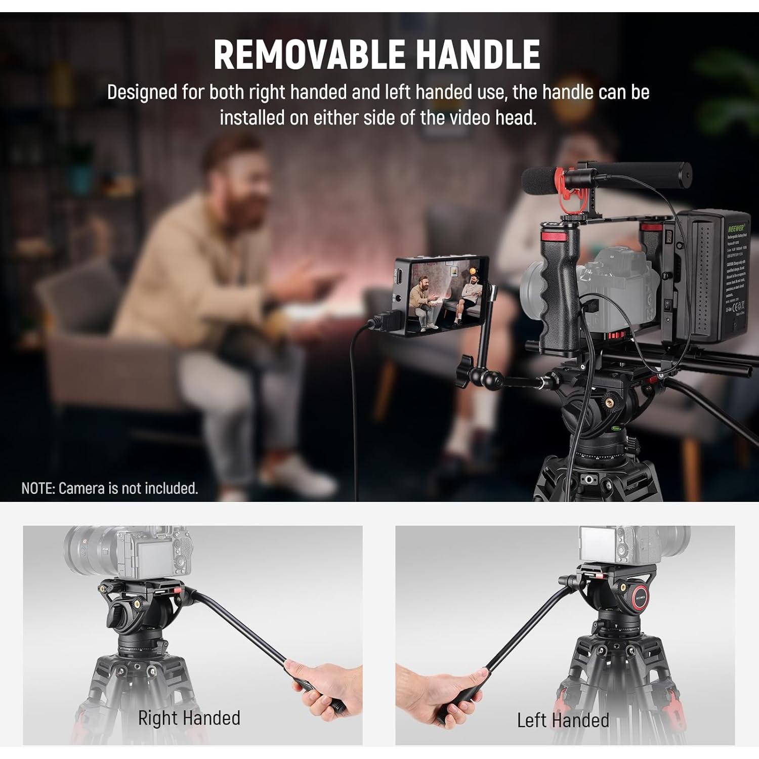 Trípode de Cámara NEEWER LL27 Aluminio 76" Carga 8kg