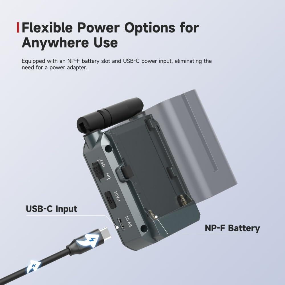 Synco Xvision Video Transmission System HD 300 Meters 1080P 60fps HDMI Transmitter and Receiver 40ms Latency Real-Time Monitoring for Live Streaming, Filming,TVC (1 TX and 1 RX)