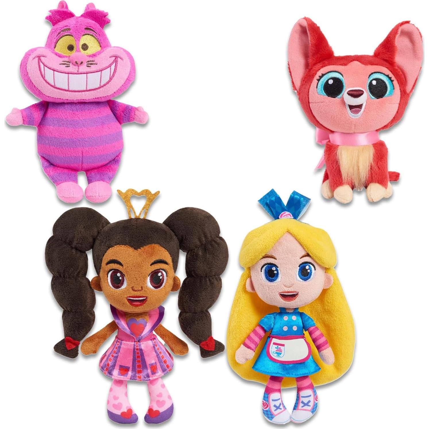 Conjunto de Juguetes de Peluche Alicia en el País de las Maravillas - 4 Piezas