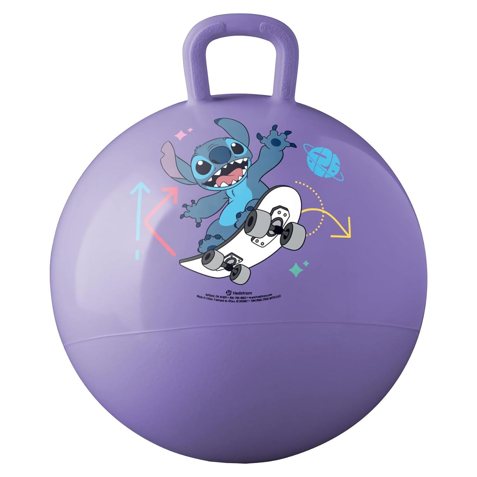 Pelota Saltarina Hedstrom Disney Stitch 38 cm para Niños