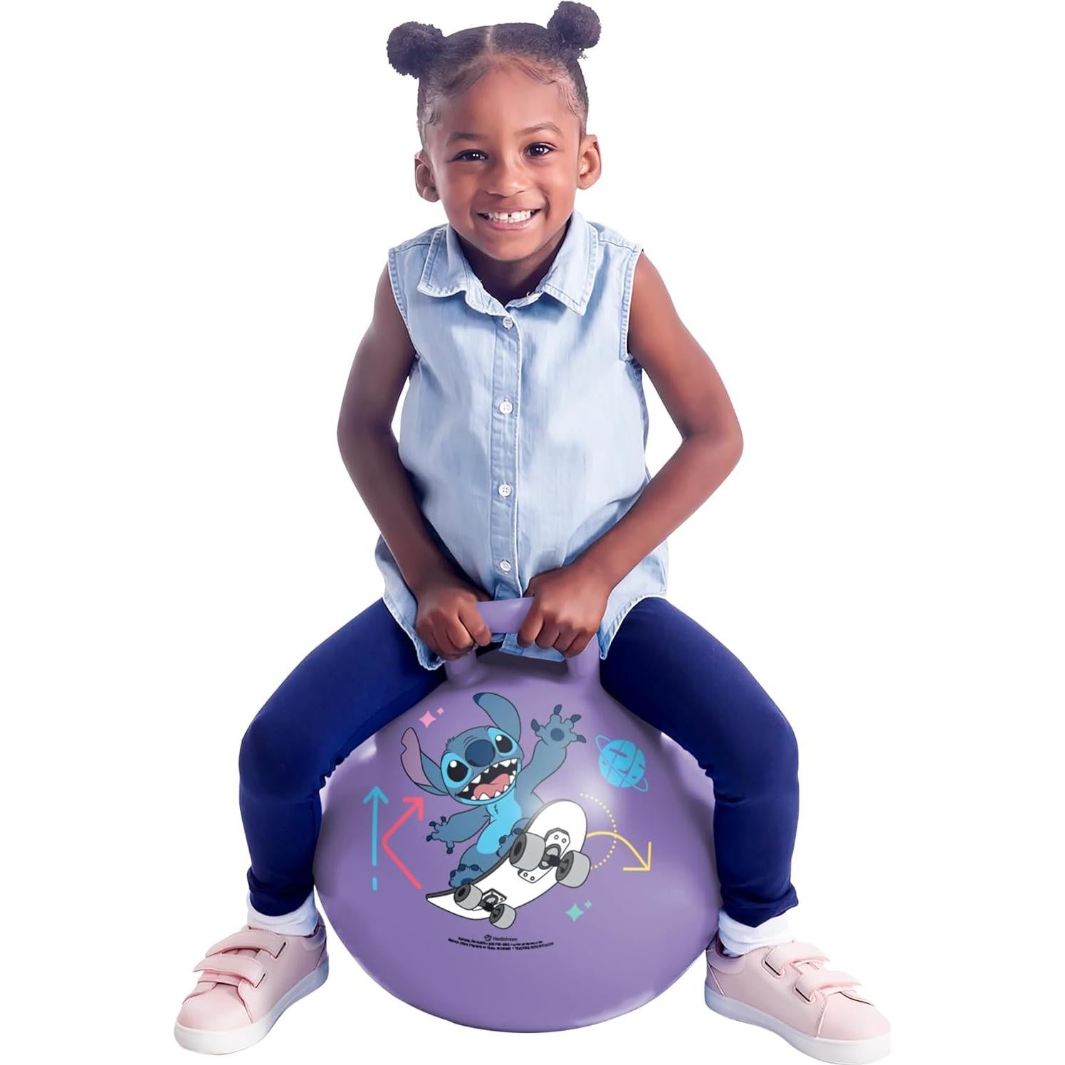 Pelota Saltarina Hedstrom Disney Stitch 38 cm para Niños