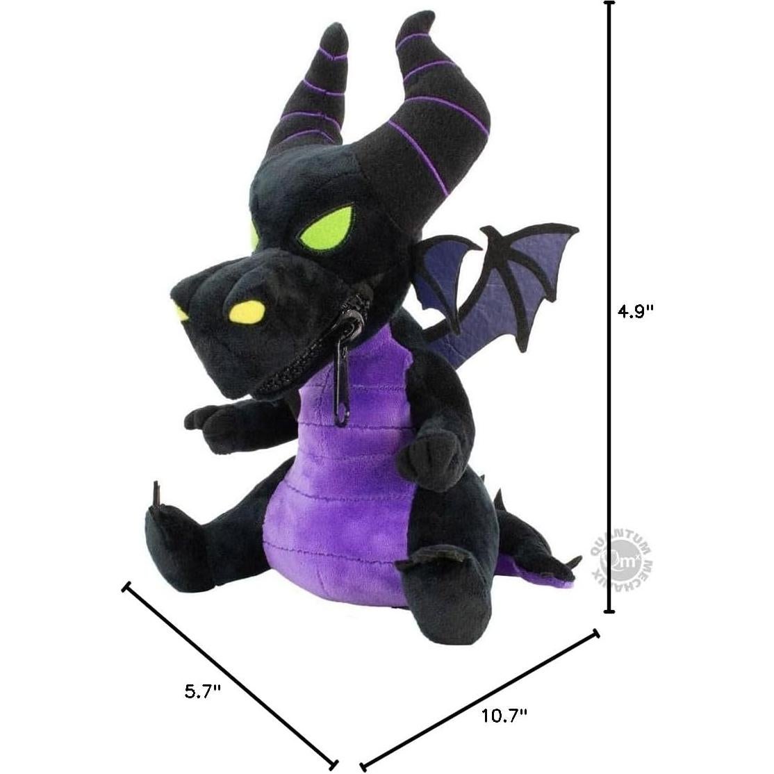 Peluche Dragón Zippermouth Malefica Disney 27cm
