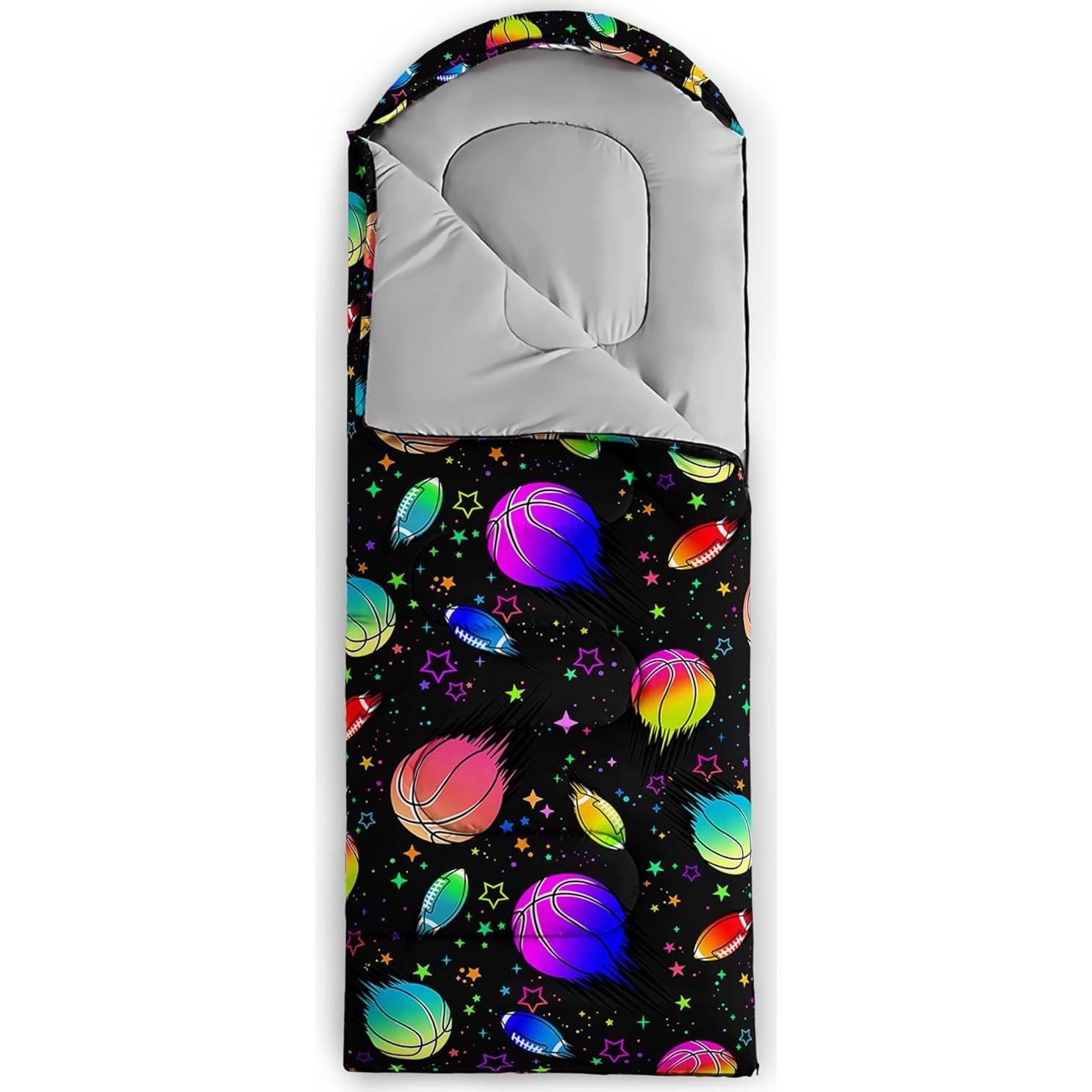 Saco de Dormir QOOMO 3 Temporadas Impermeable 228.6x76.2cm