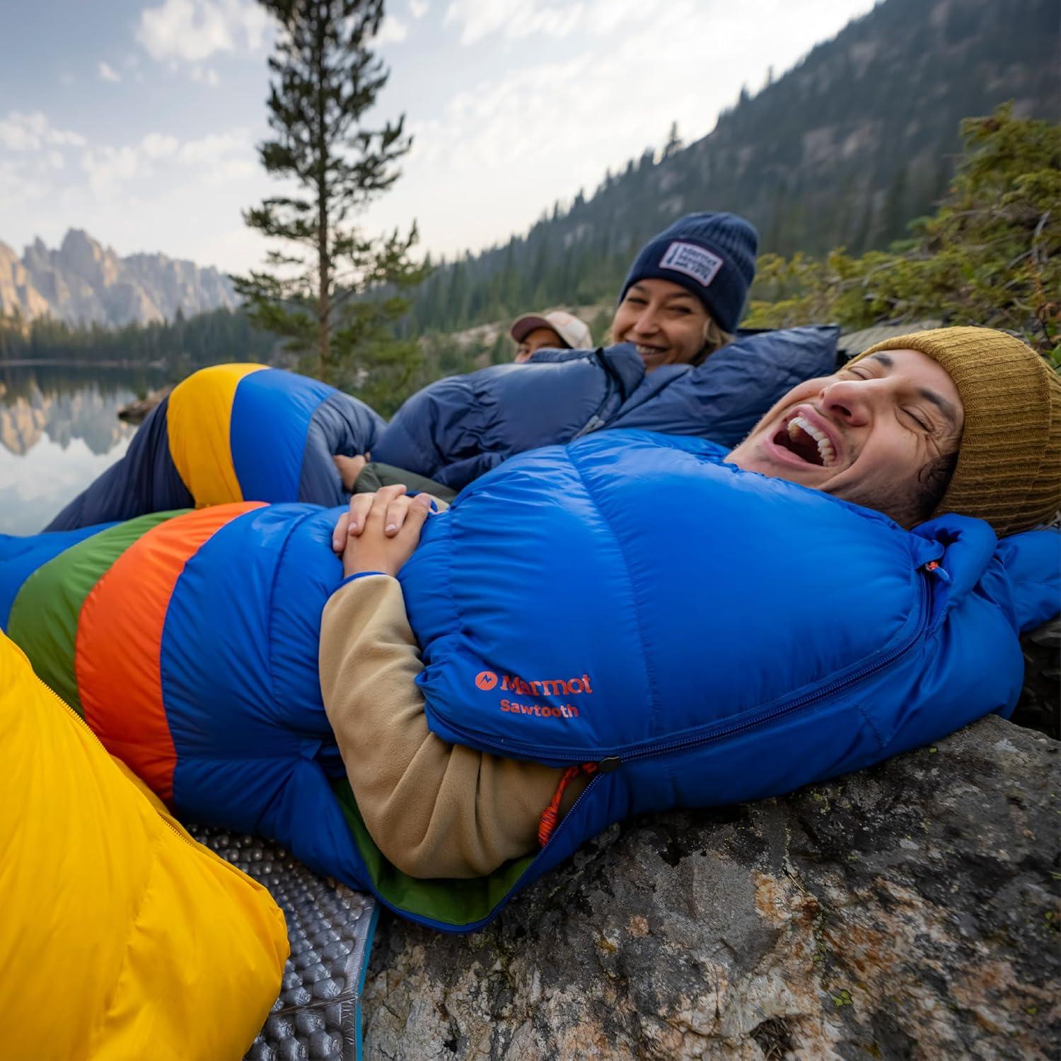 Saco de Dormir Marmot Sawtooth 15° (-9°C) Pluma 650 Camping