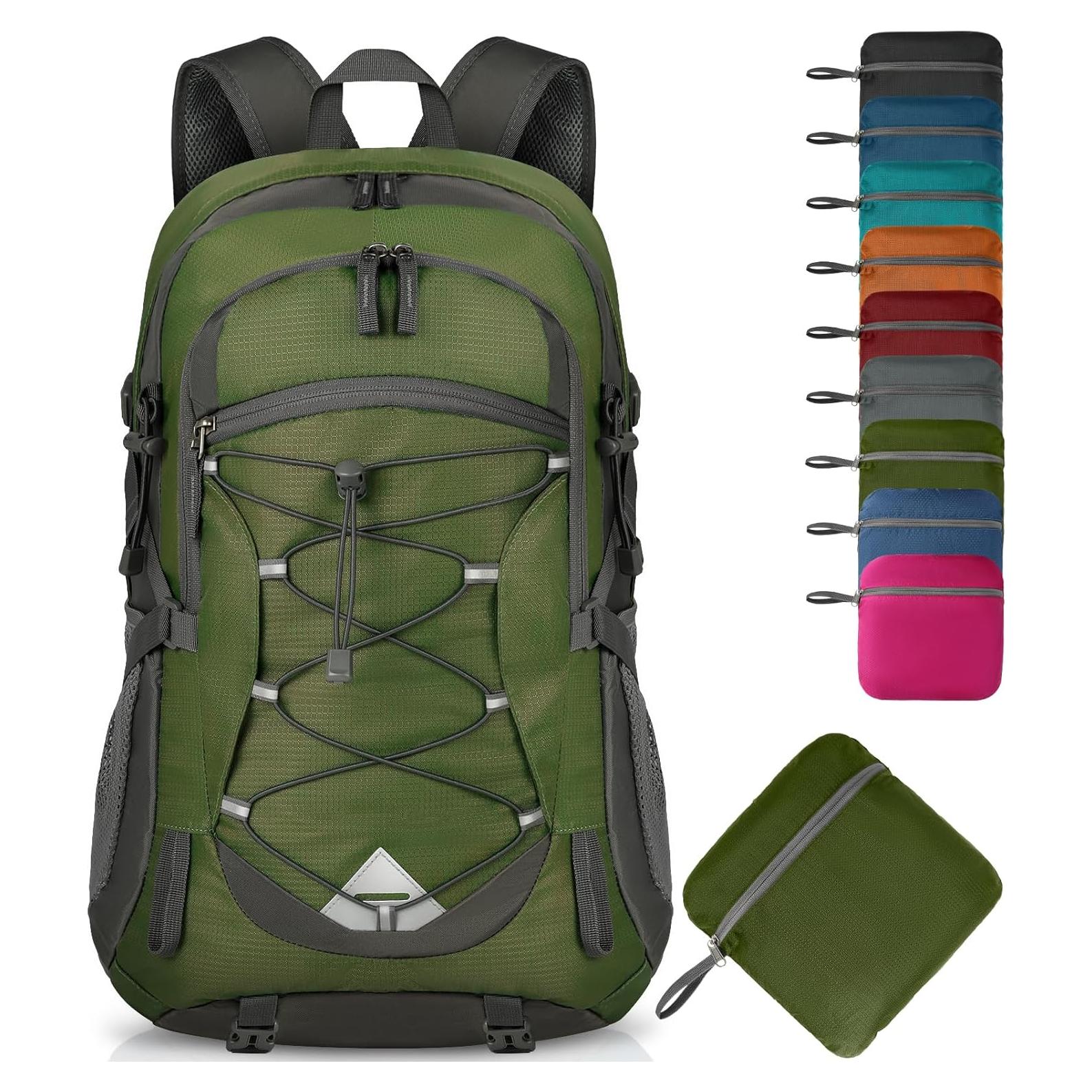 Mochila de Senderismo IGOLUMON 40L Plegable Impermeable Unisex