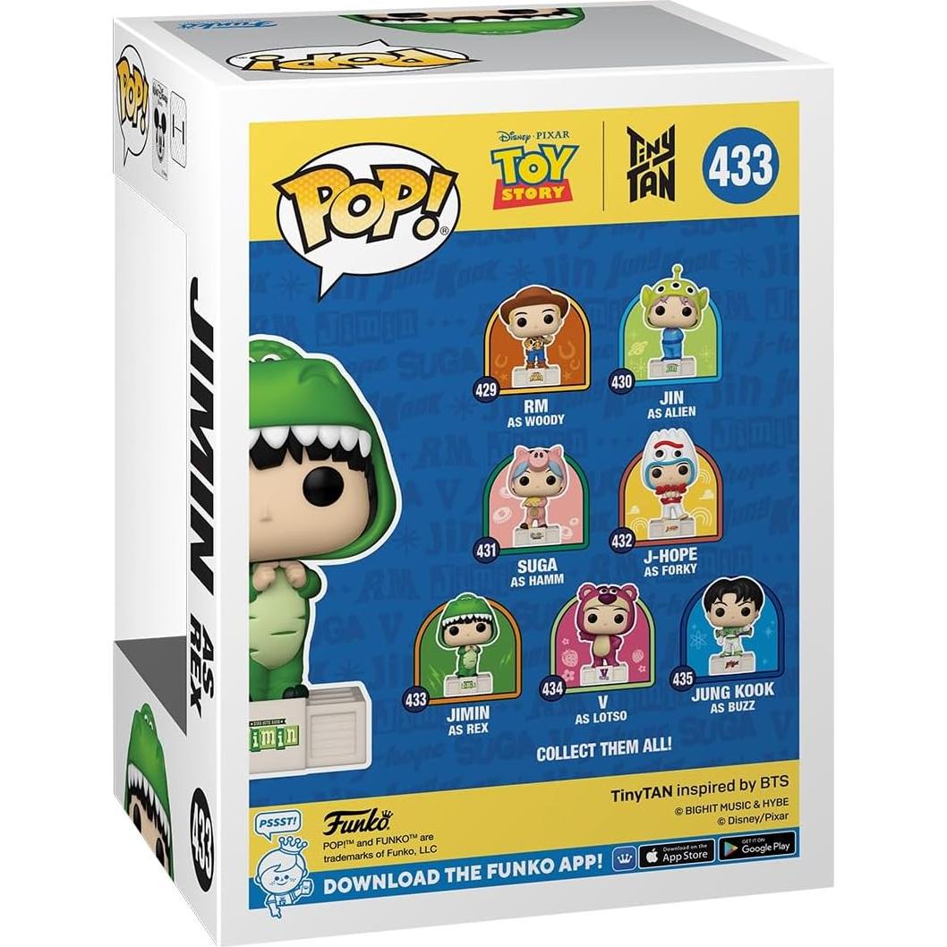 Figura de Vinilo Funko Pop! Jimin como Rex Toy Story 11.7cm