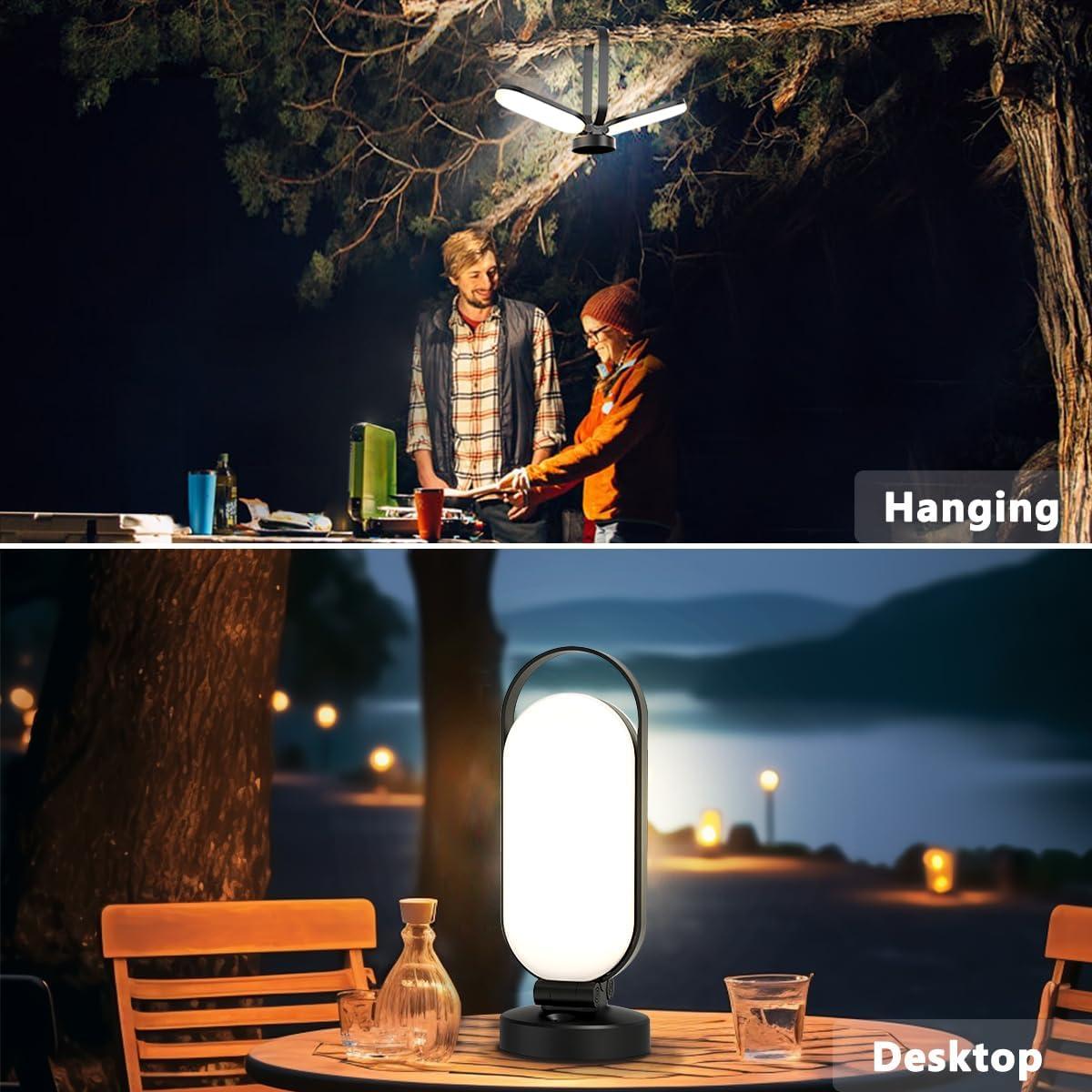 Linterna de Camping Solar Recargable Hapfish 5000mAh LED