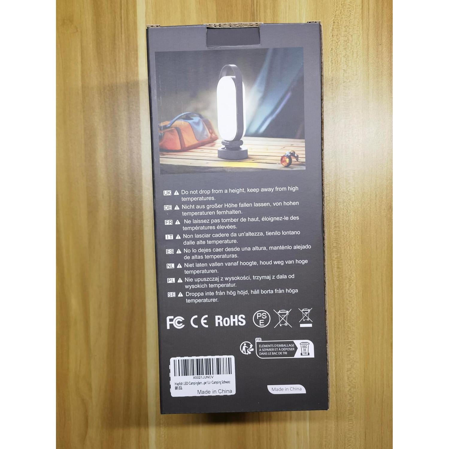 Linterna de Camping Solar Recargable Hapfish 5000mAh LED