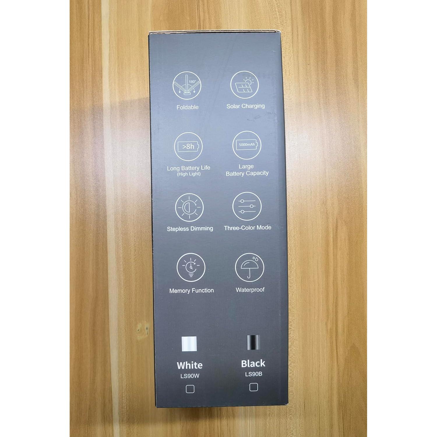 Linterna de Camping Solar Recargable Hapfish 5000mAh LED