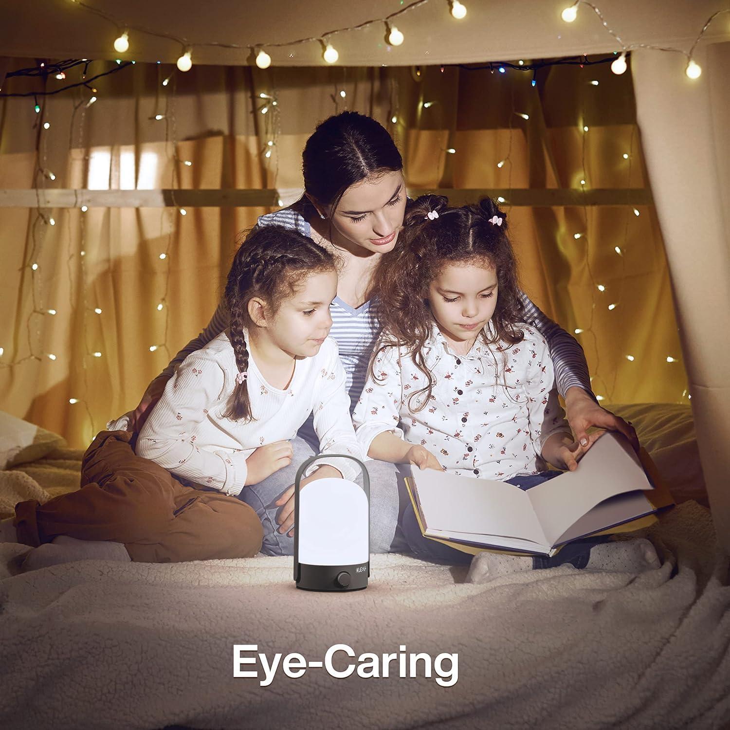 Lámpara de Mesa Inalámbrica KLEAH LED Recargable 50hrs Negra