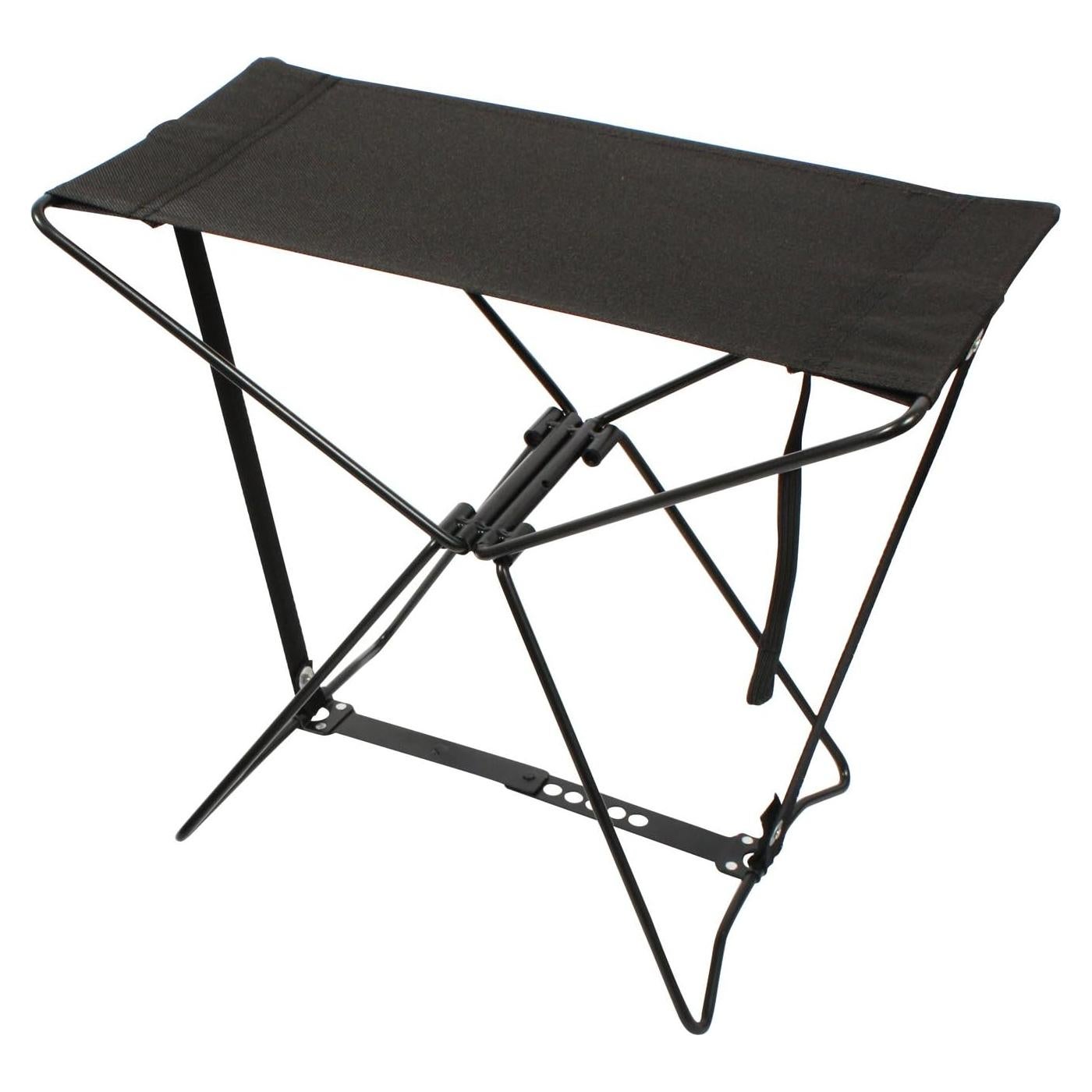Taburete de Camping Plegable Rothco - Asiento Ligero Negro