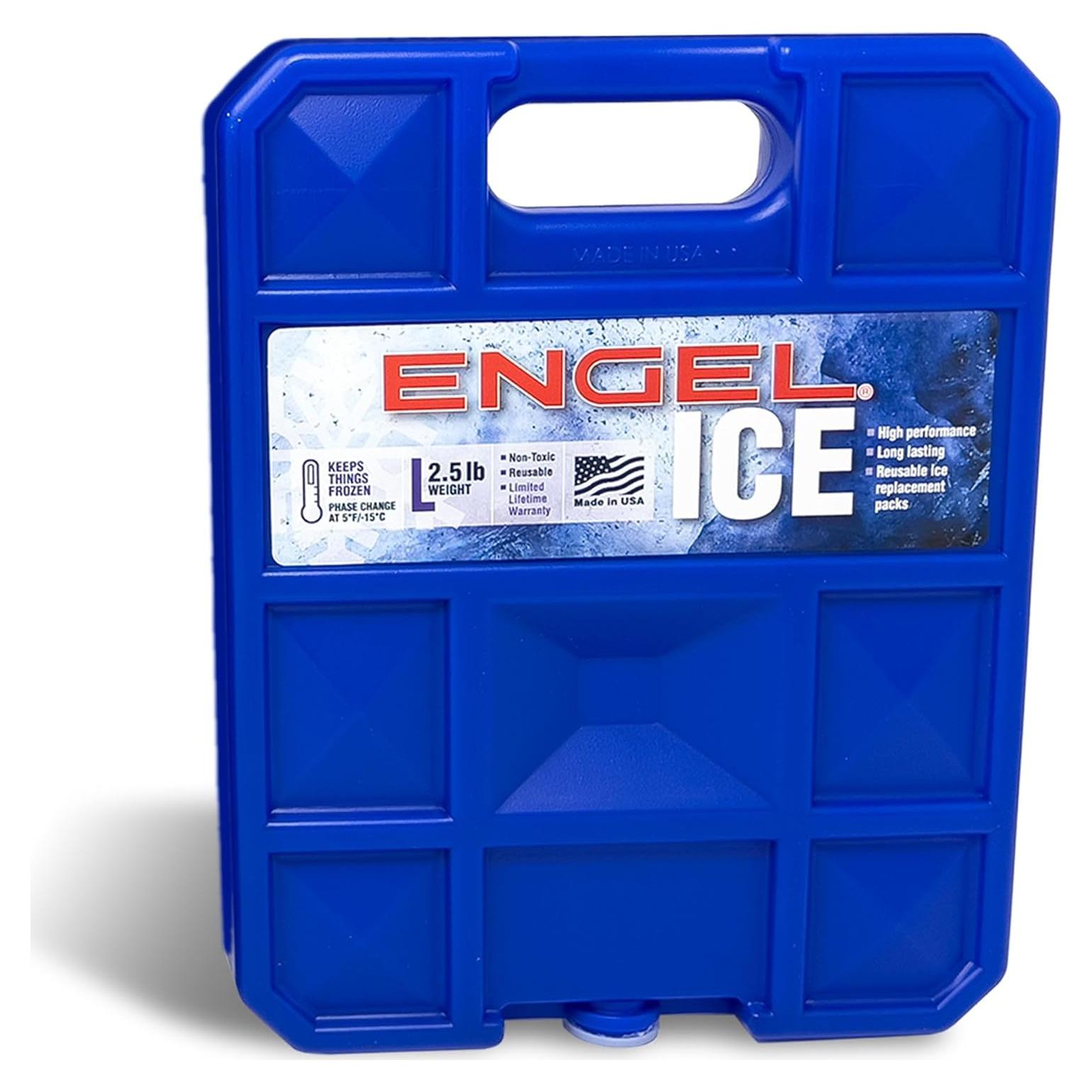 Paquete de Hielo Engel 5Lb - Congelador - No Tóxico - Hecho en EE.UU.