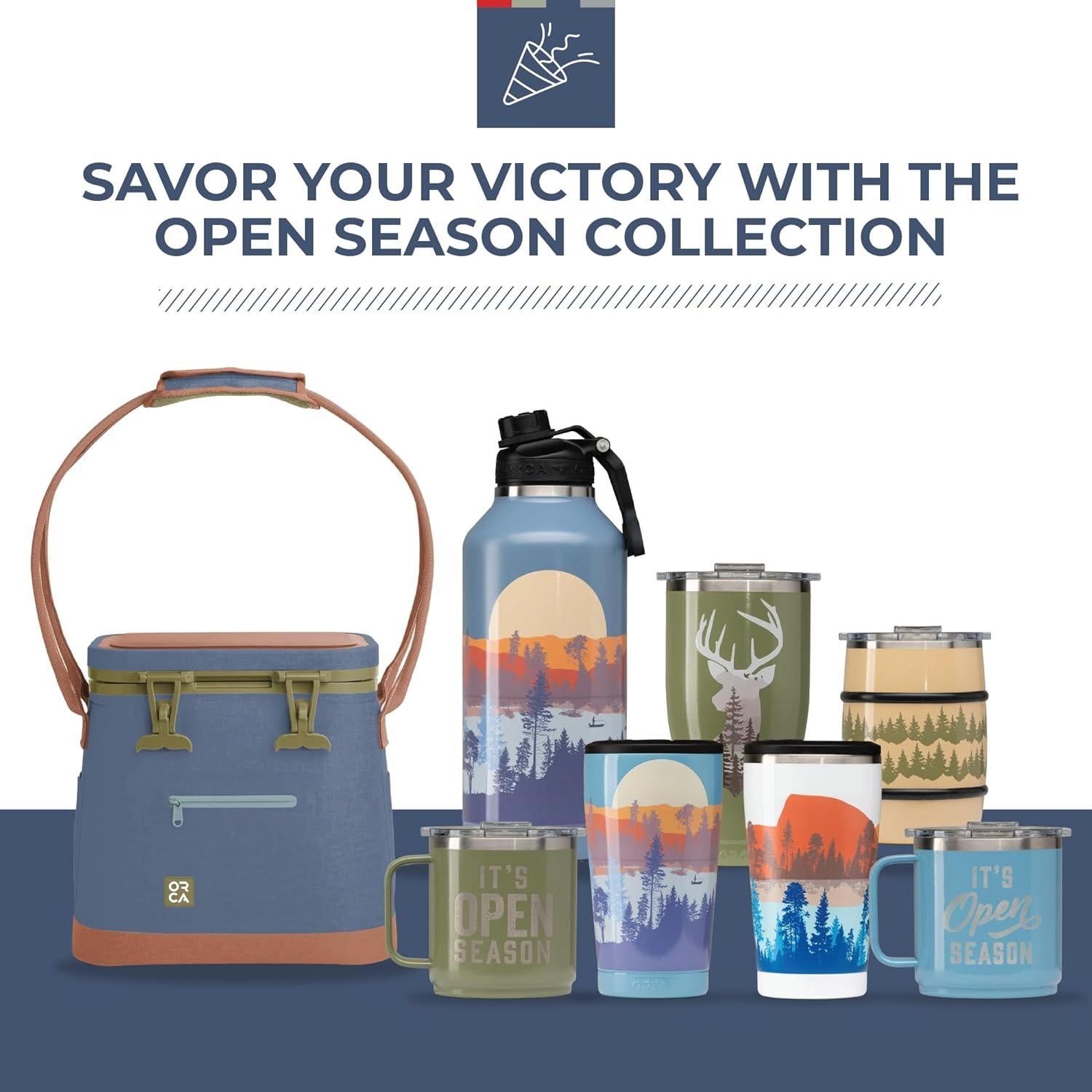 Bolsa Aislante ORCA Wanderer Tote 14.7L Azul Pantano