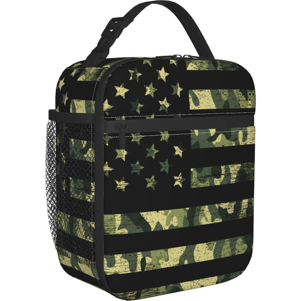 Bolsa de Almuerzo Aislada Yilad Camuflaje 20x10x25 cm