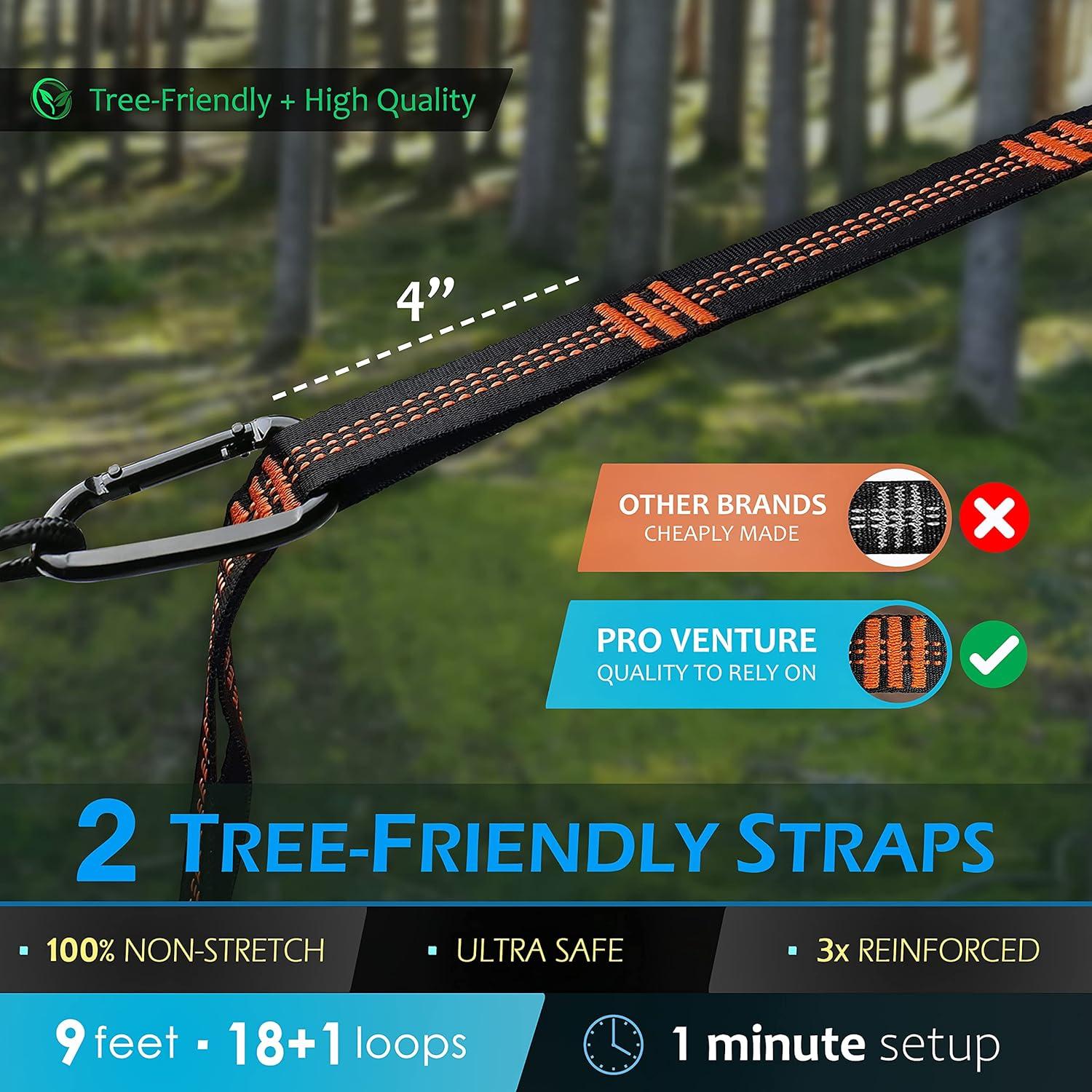 Hamaca Doble Pro Venture 3.2 x 2.0 m - Nylon 210T, 181 kg