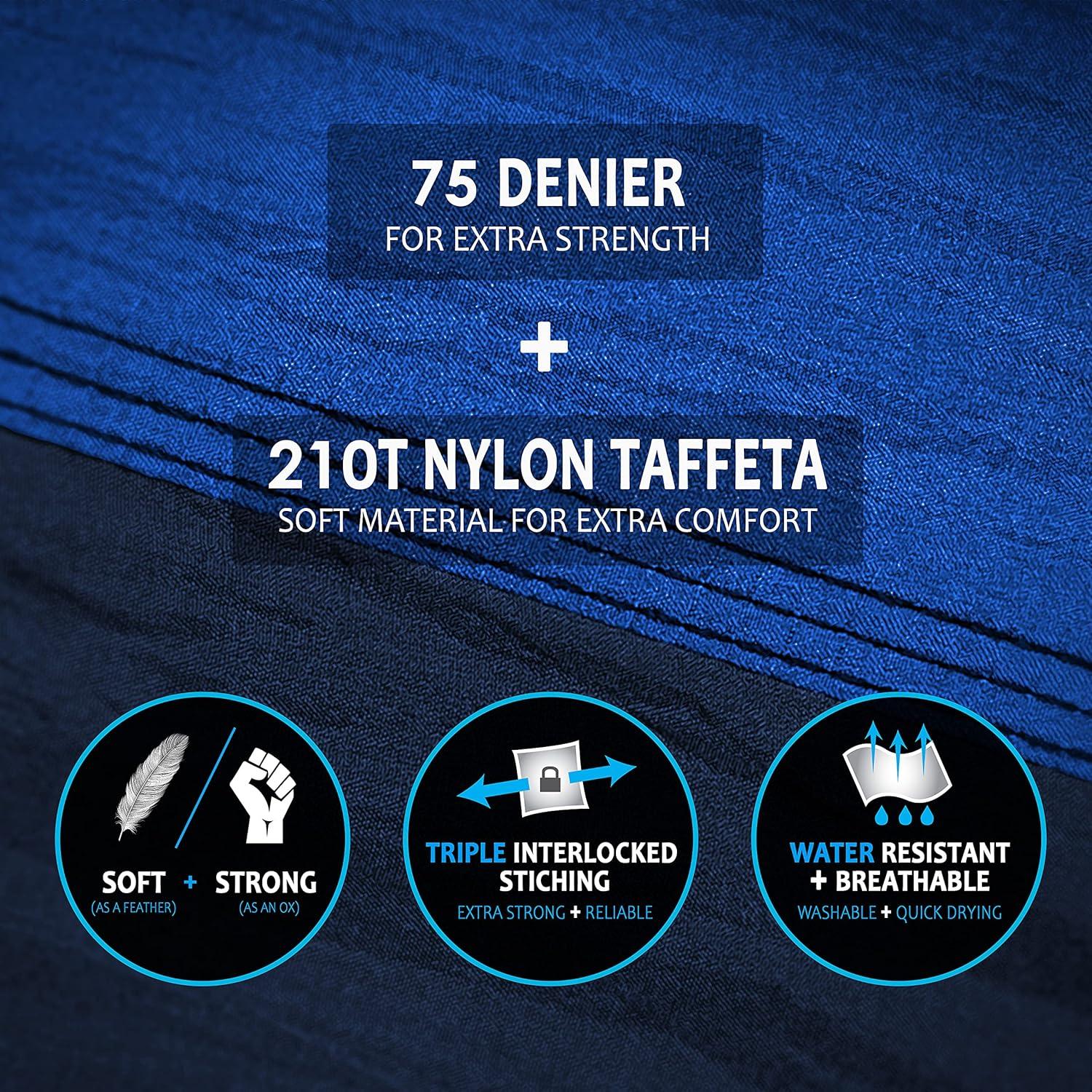 Hamaca Doble Pro Venture 3.2 x 2.0 m - Nylon 210T, 181 kg