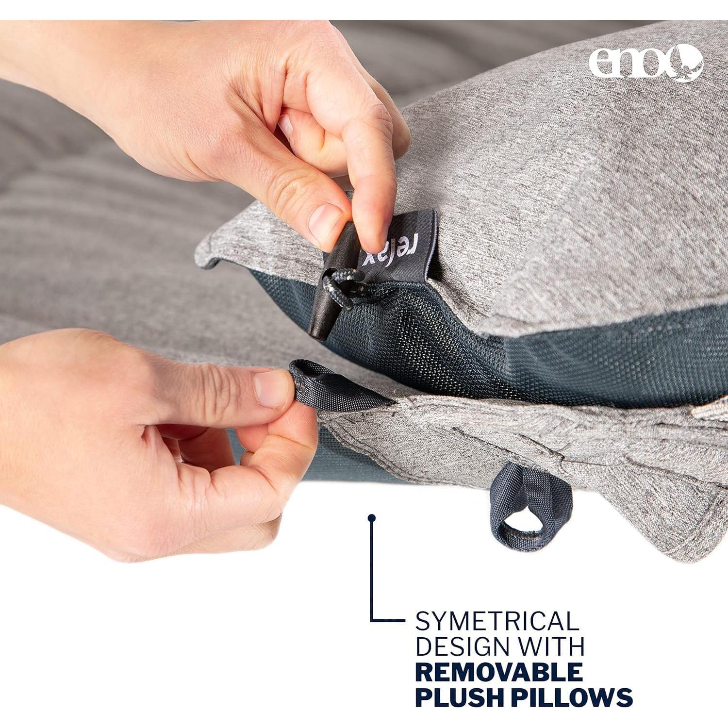 Hamaca Portátil ENO SuperNest Gris Jaspeado 280x140 cm