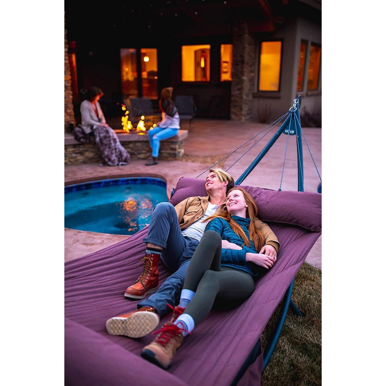 Hamaca Portátil ENO SuperNest Gris Jaspeado 280x140 cm