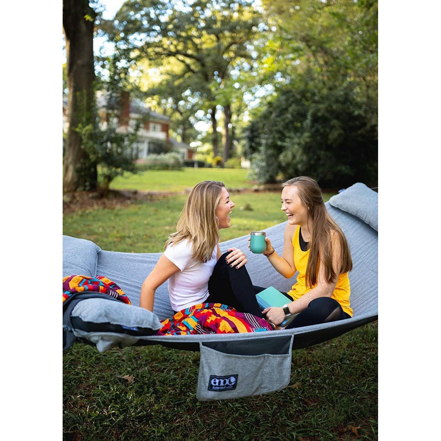 Hamaca Portátil ENO SuperNest Gris Jaspeado 280x140 cm