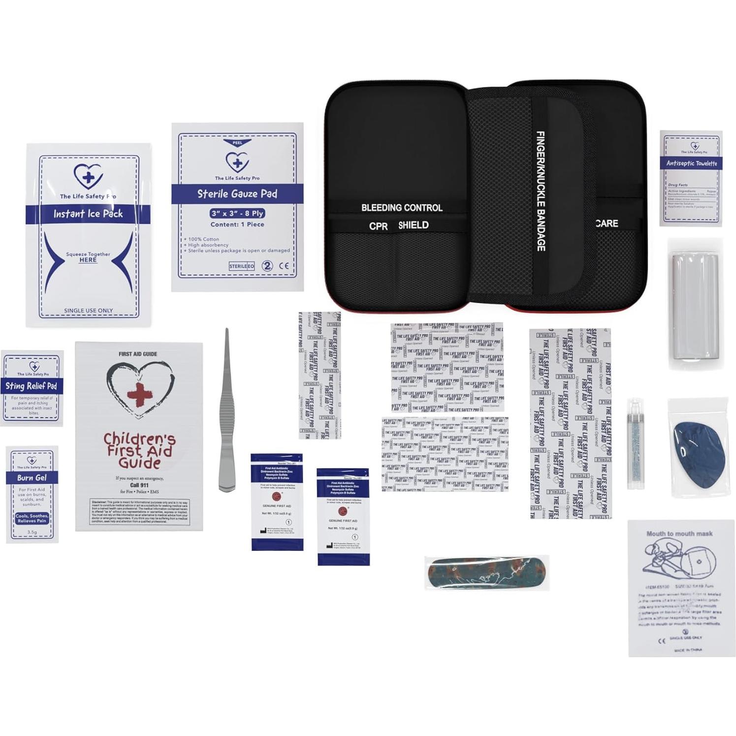 Kit de Primeros Auxilios Mini Life Safety Pro para Niños