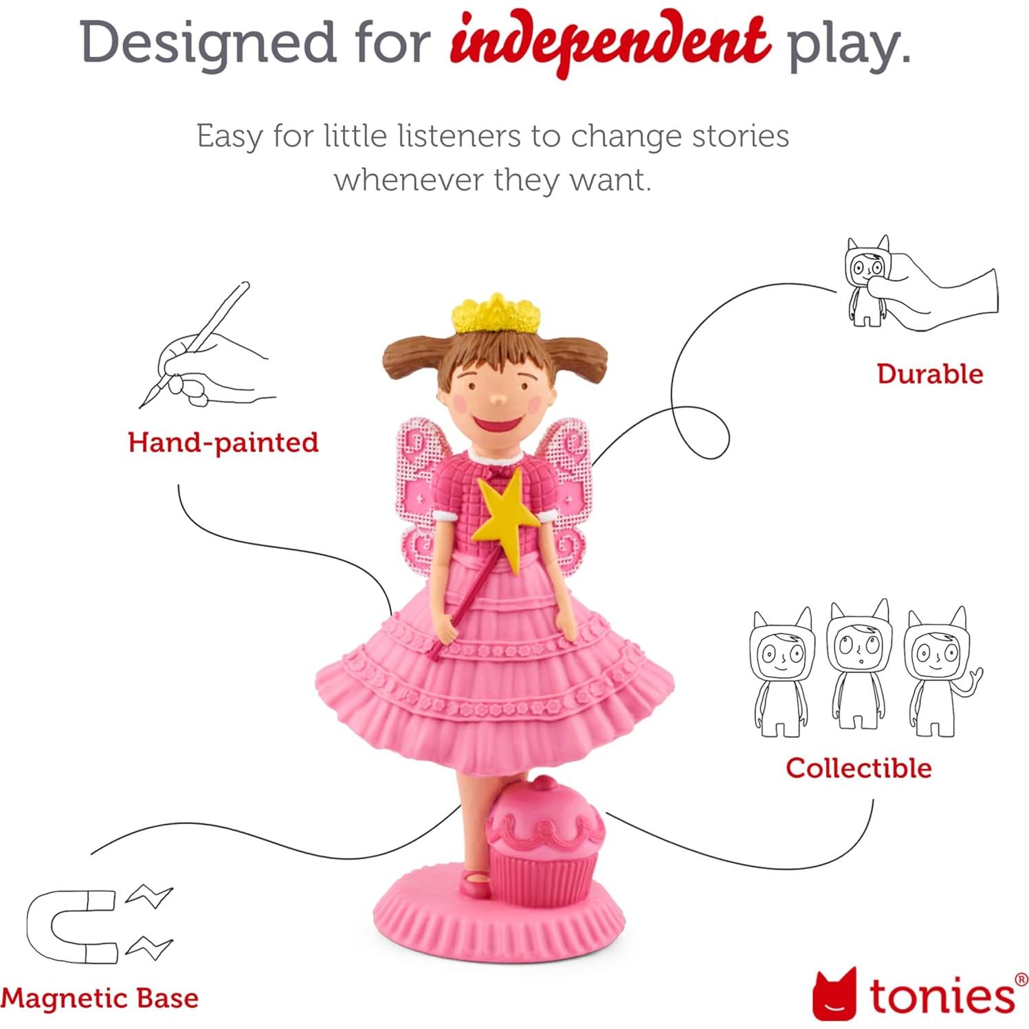 Figura de Audio Pinkalicious Tonies con 8 Historias - 60 min