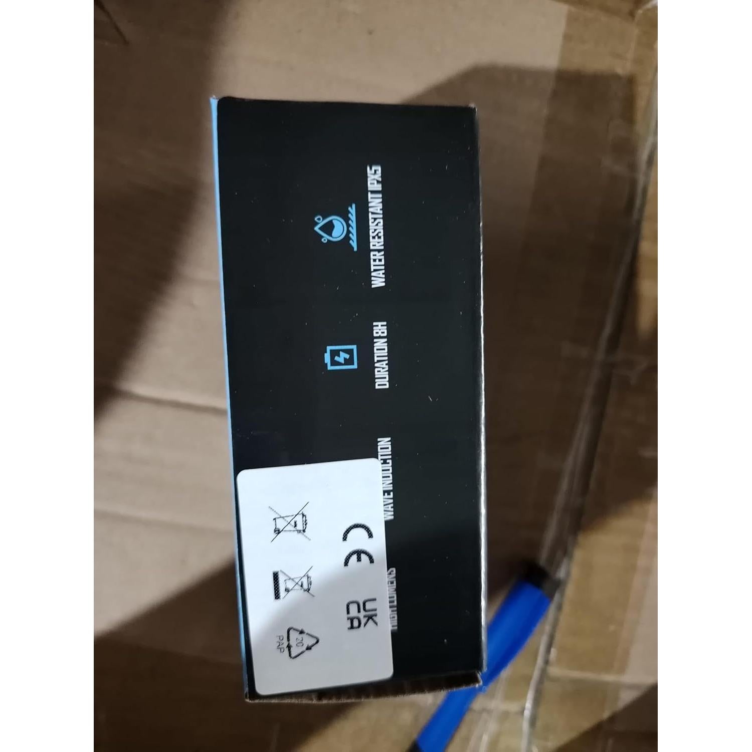 Linterna Frontal Smiling Shark LED Recargable 6 Modos 270°