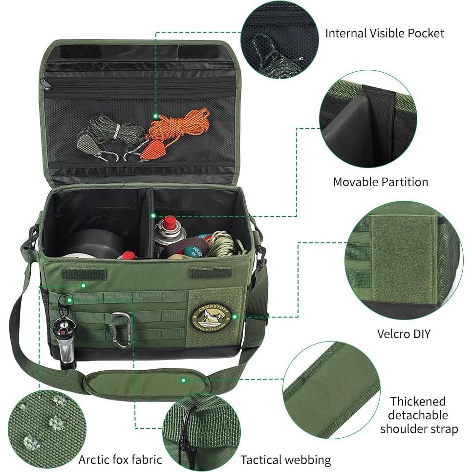 Bolsa de Almacenamiento Camping PSKER 18L Impermeable Verde