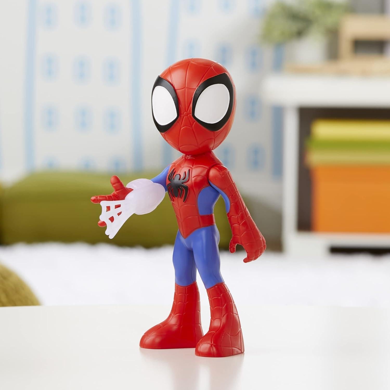 Spidey and his Amazing Friends Supersized Spidey 9-inch Action Figure, Preschool Super Hero Toy for Kids Ages 3 and Up