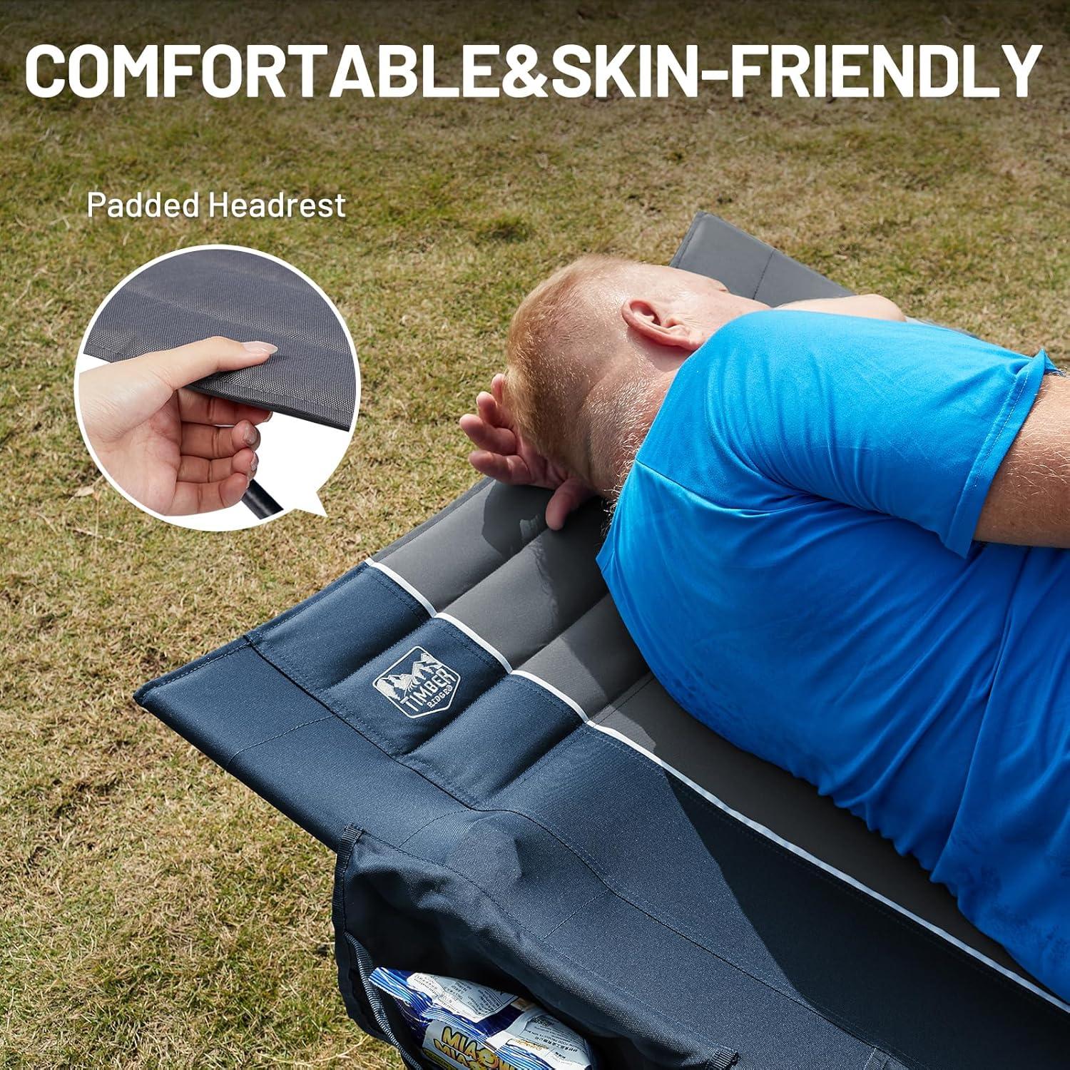 Cama de Camping Plegable Timber Ridge Extra Ancha 203.4x80.8cm