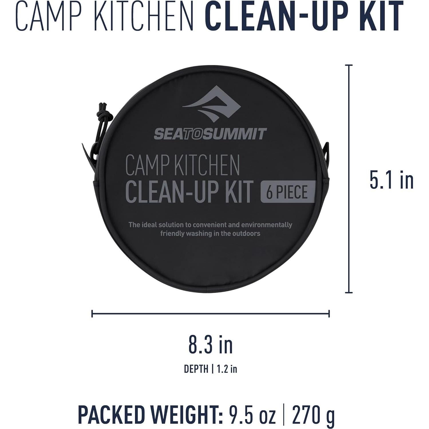 Kit de Limpieza de Cocina Sea to Summit 6 Piezas 10L