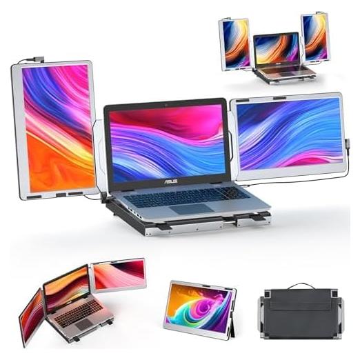 Extensor de Monitor Triple TechGiantSZ F2 14" FHD 1080P