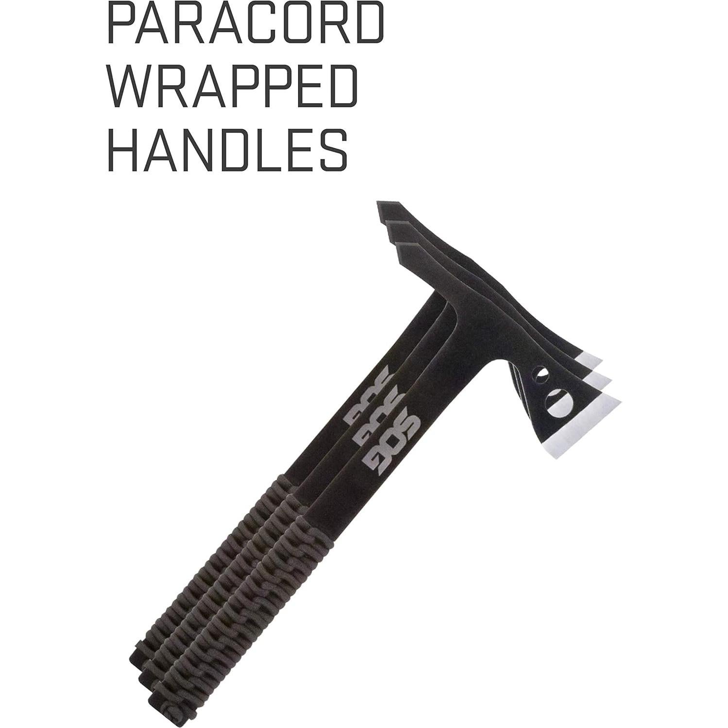 Hachas de Lanzamiento SOG TH1001-CP - Paquete de 3 Acero Inoxidable