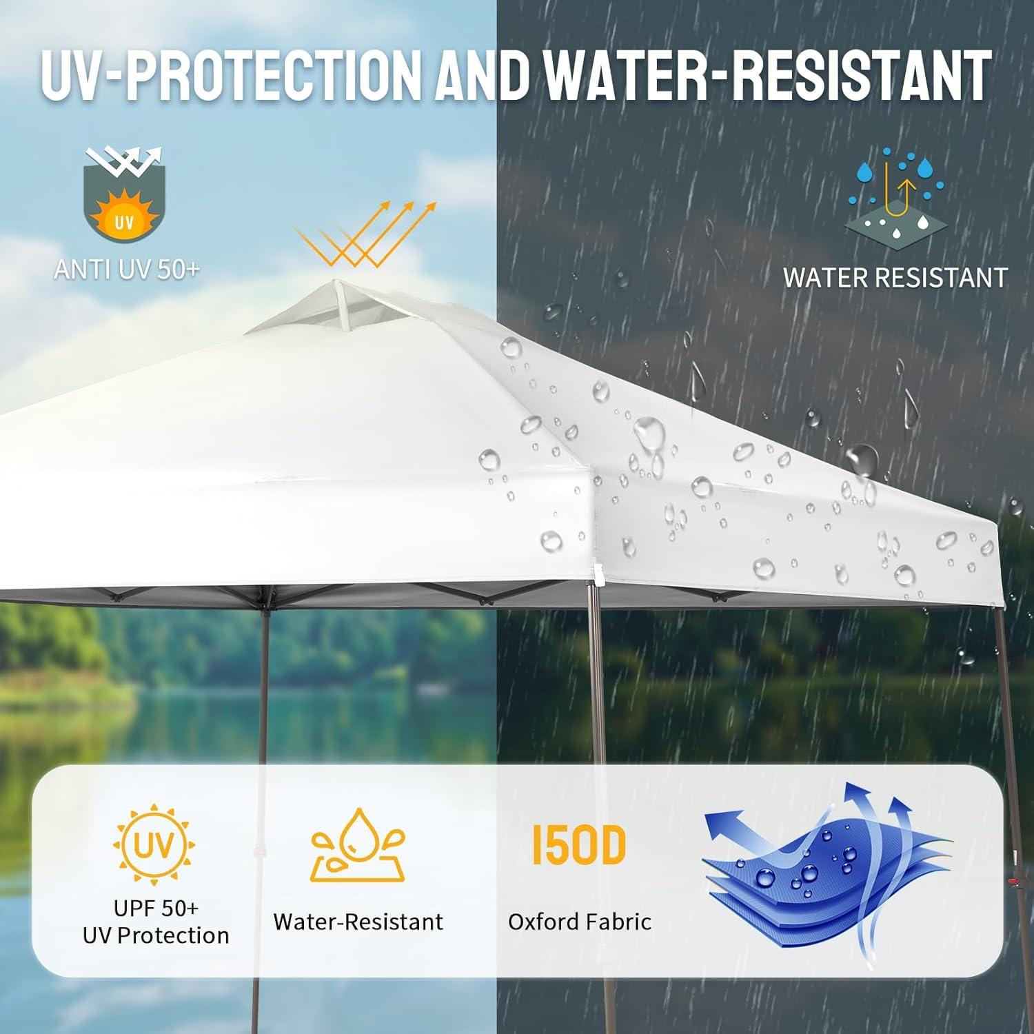 Carpa Plegable 9x9 CROWN SHADES - Montaje Rápido y Resistente