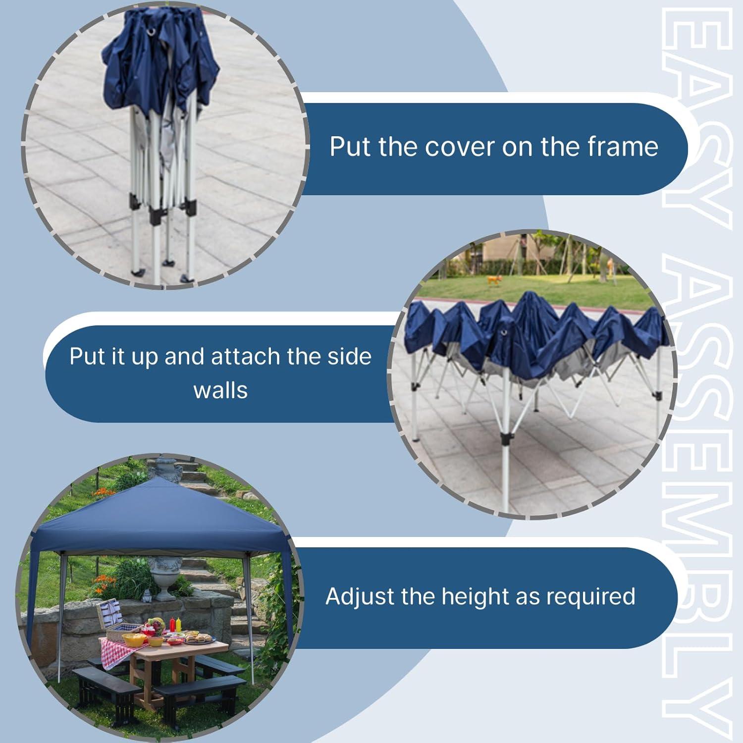 Carpa Plegable Outvita 3x3m Impermeable para Eventos