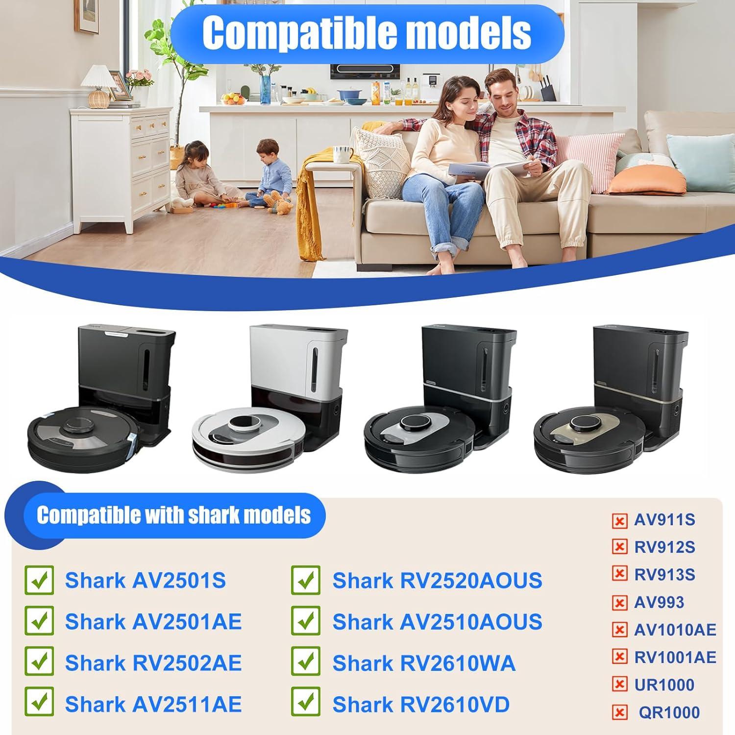 Kit de Repuesto 12 Piezas para Aspiradora Robot Shark AI AV2501S