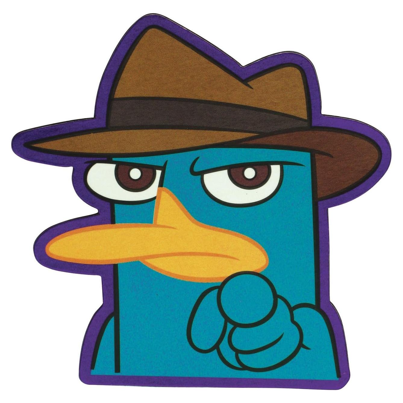 Imán decorativo Disney Agente P 10.16 cm multicolor