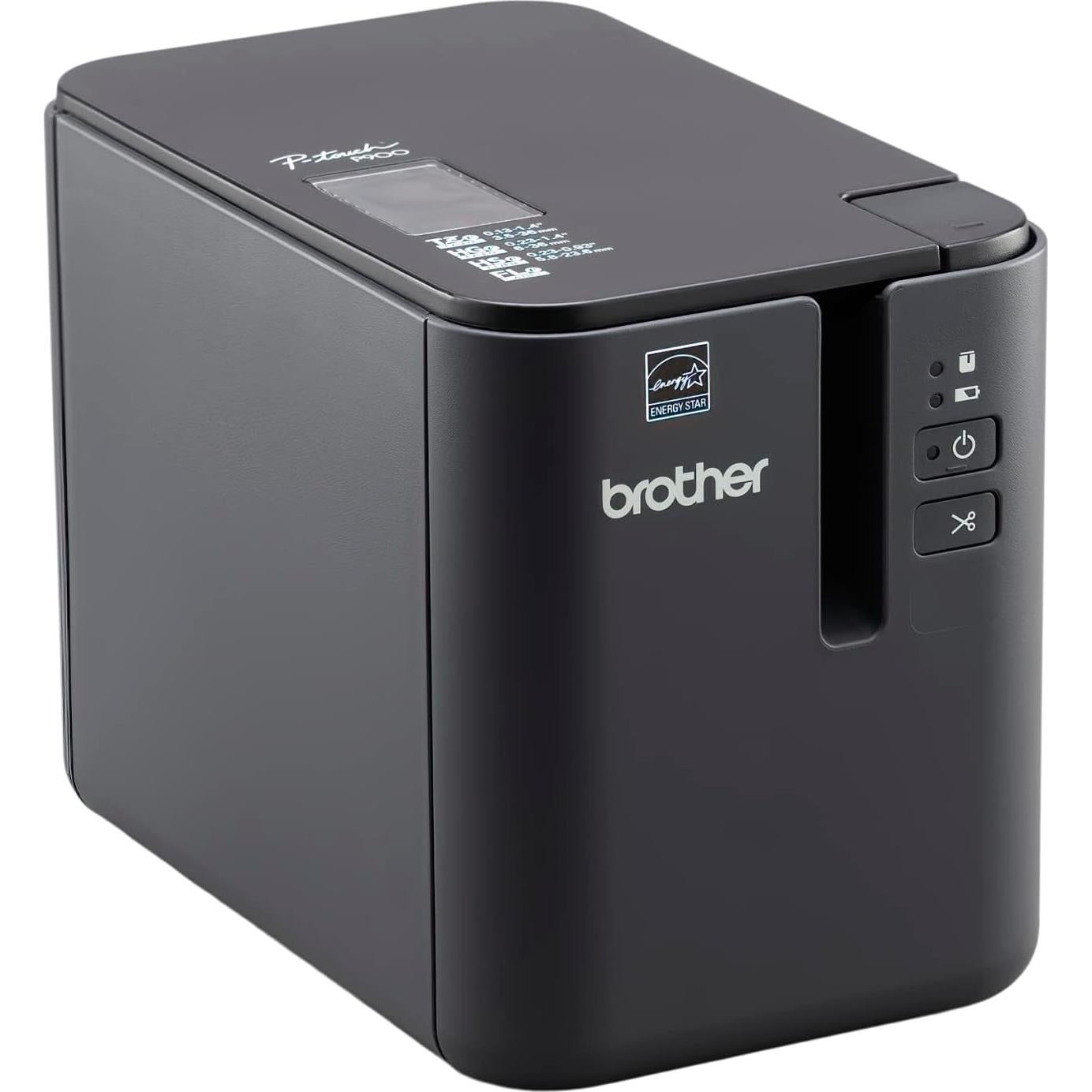 Brother PT-P900C High-Resolution Industrial Desktop Label Printer,Black