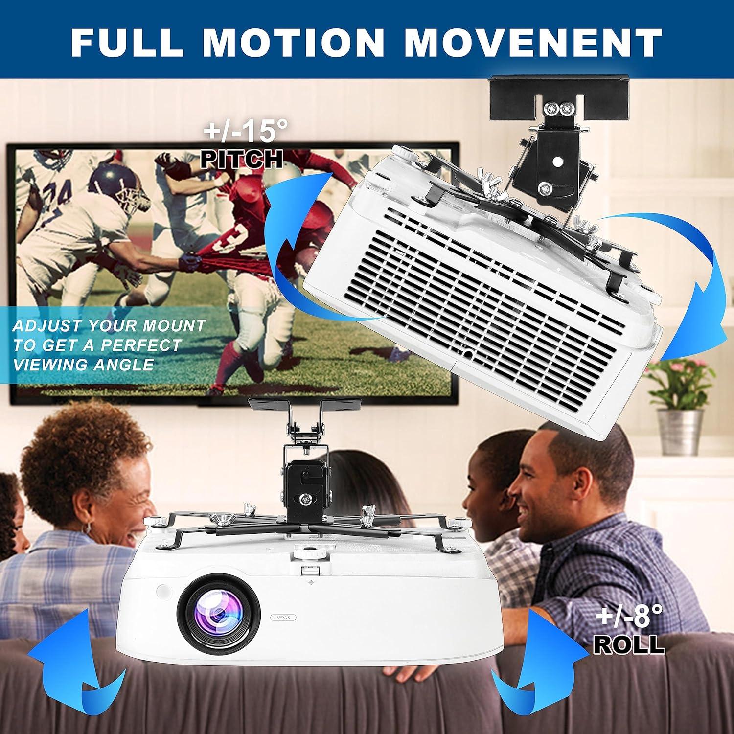 Soporte de proyector ajustable DAWASAPAT PM01 para pared/techo