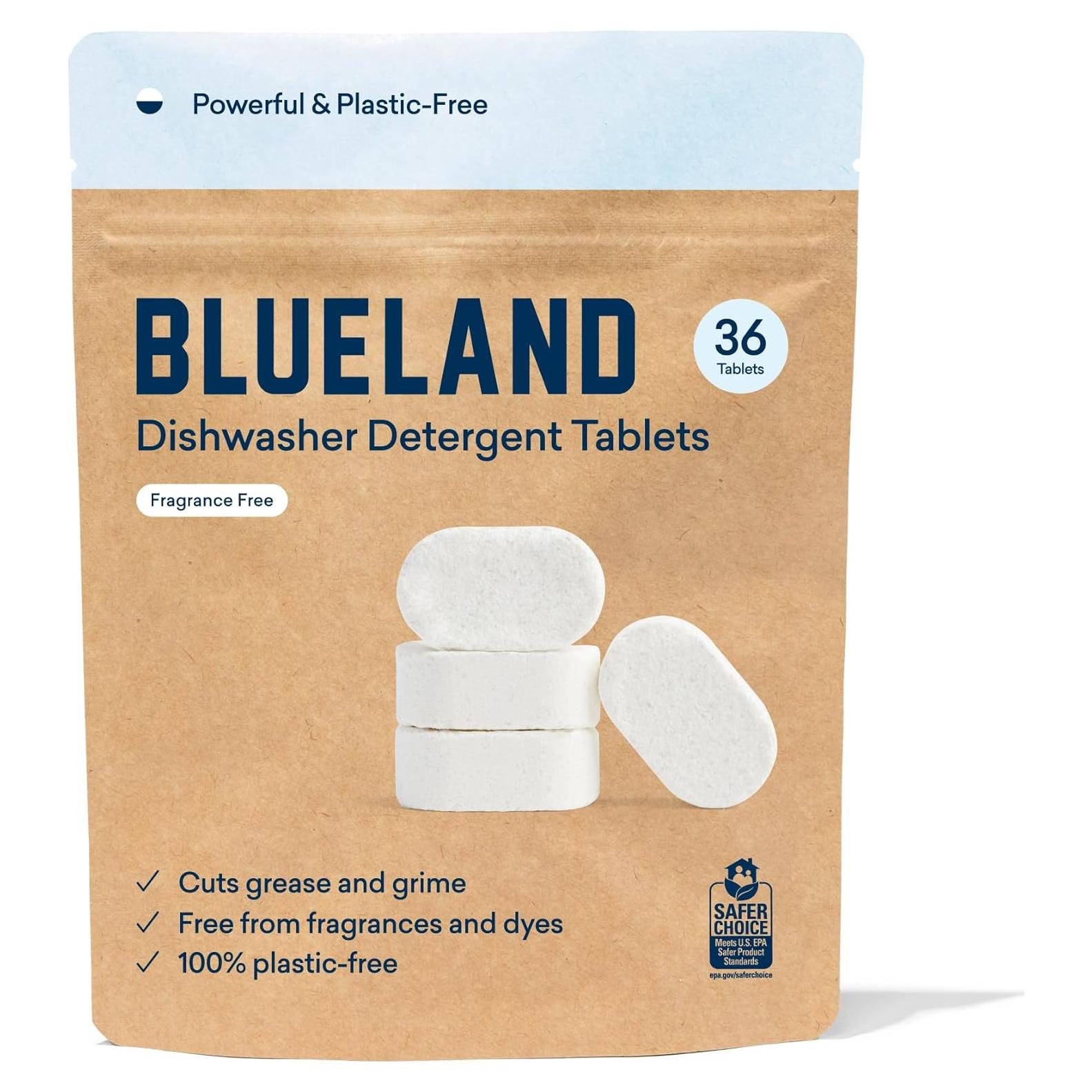 Tabletas de Detergente Ecológicas Blueland 36 Unidades Sin Fragancia