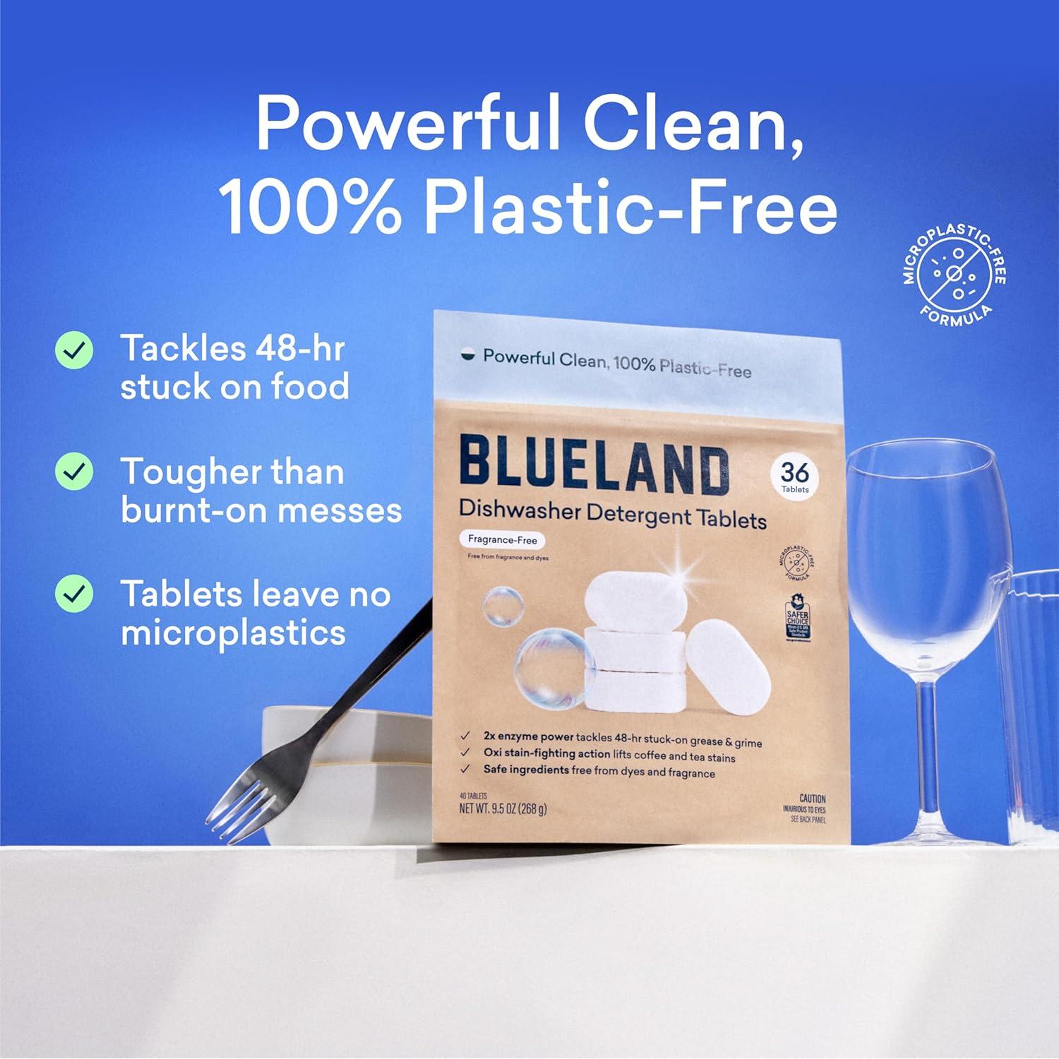 Tabletas de Detergente Ecológicas Blueland 36 Unidades Sin Fragancia