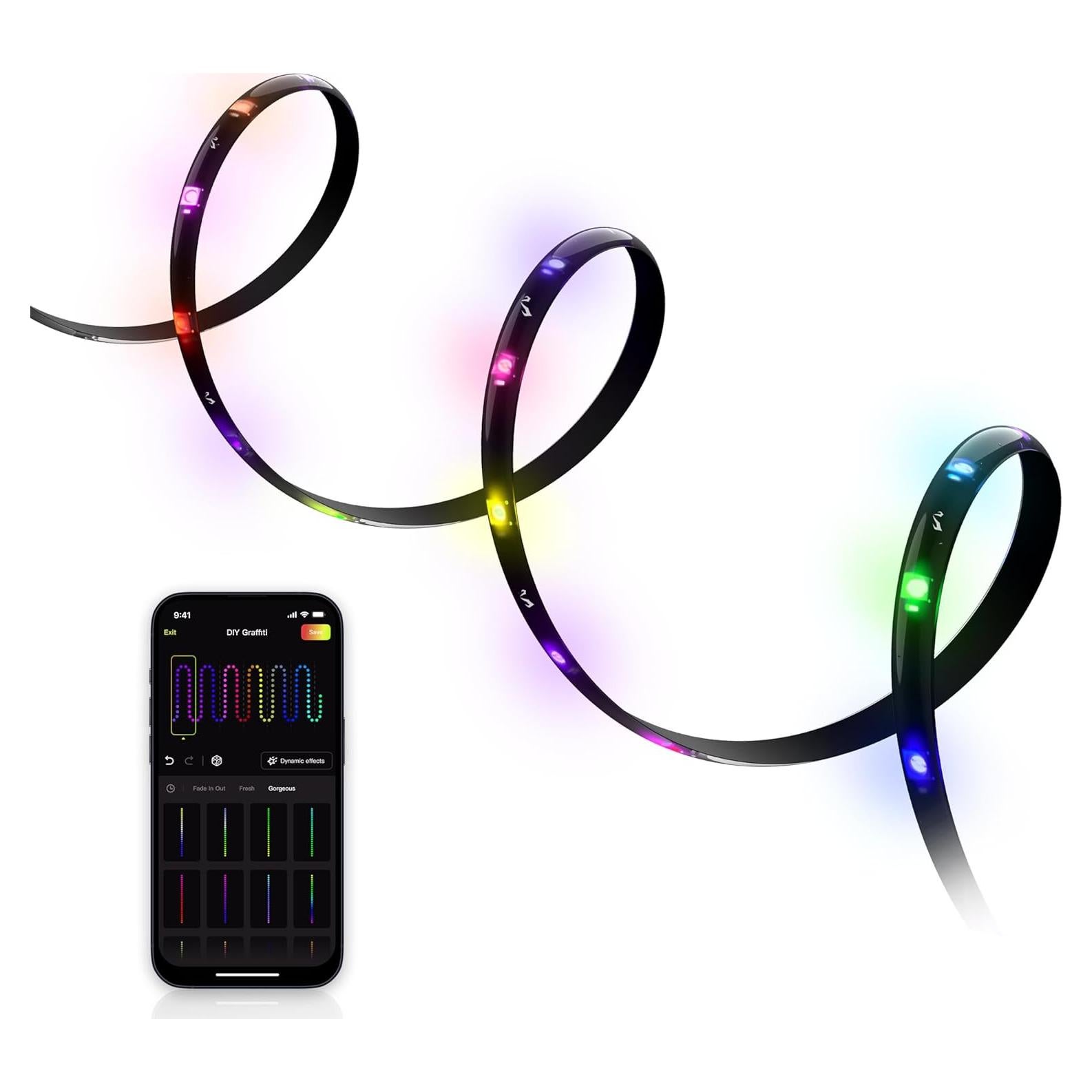 Tira de Luz LED RGB Yeelight 1.0 m, 16 Millones de Colores